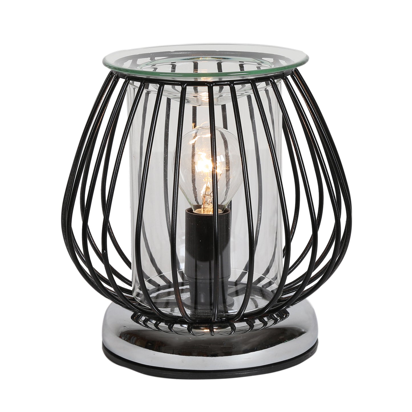 Electric Wax Melt Lamp - Black Globe