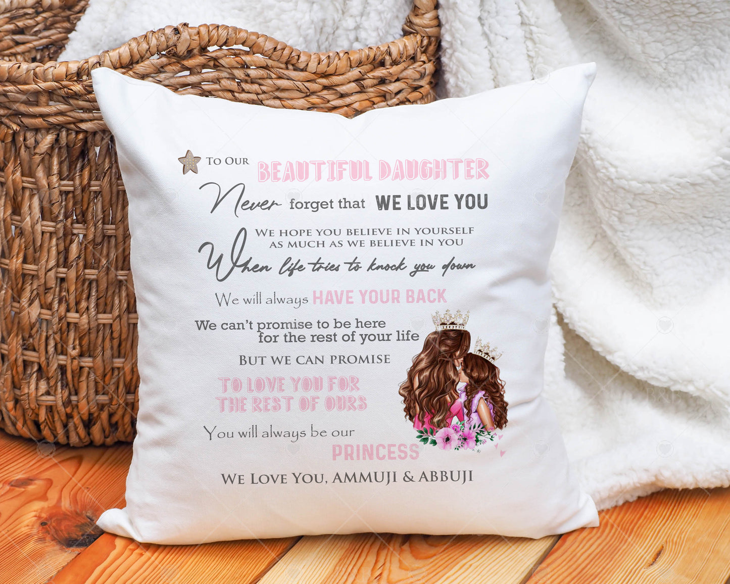 Daughter Poem Cushion