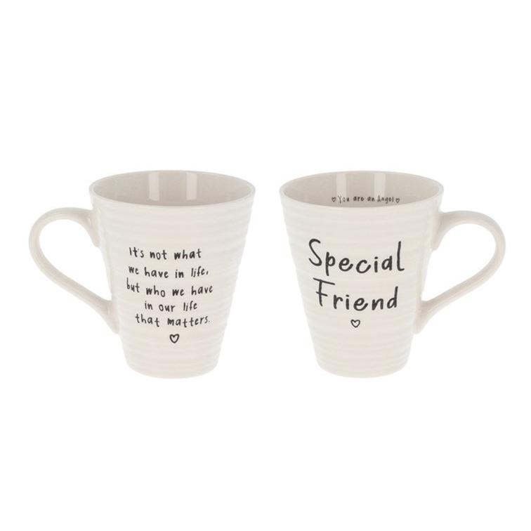 Friend Quote White Mug