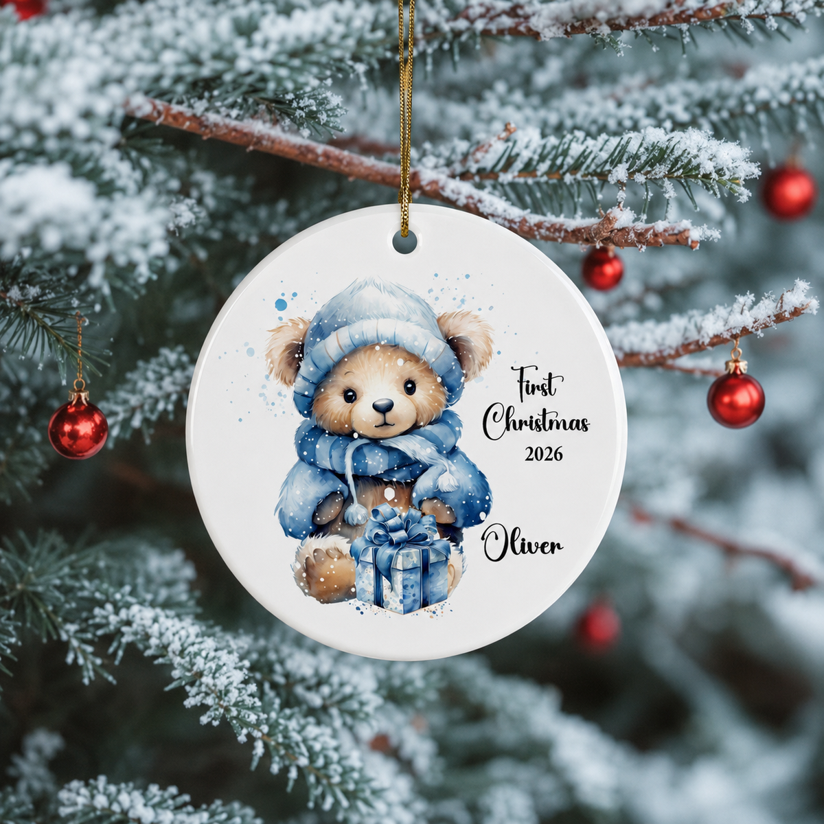 Baby’s First Christmas Ceramic Bauble