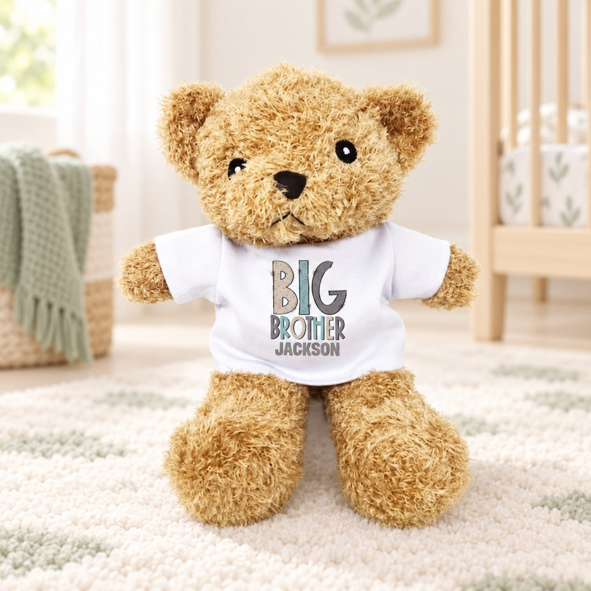 Personalised Big Brother or Big Sister Teddy Bear – 25 cm