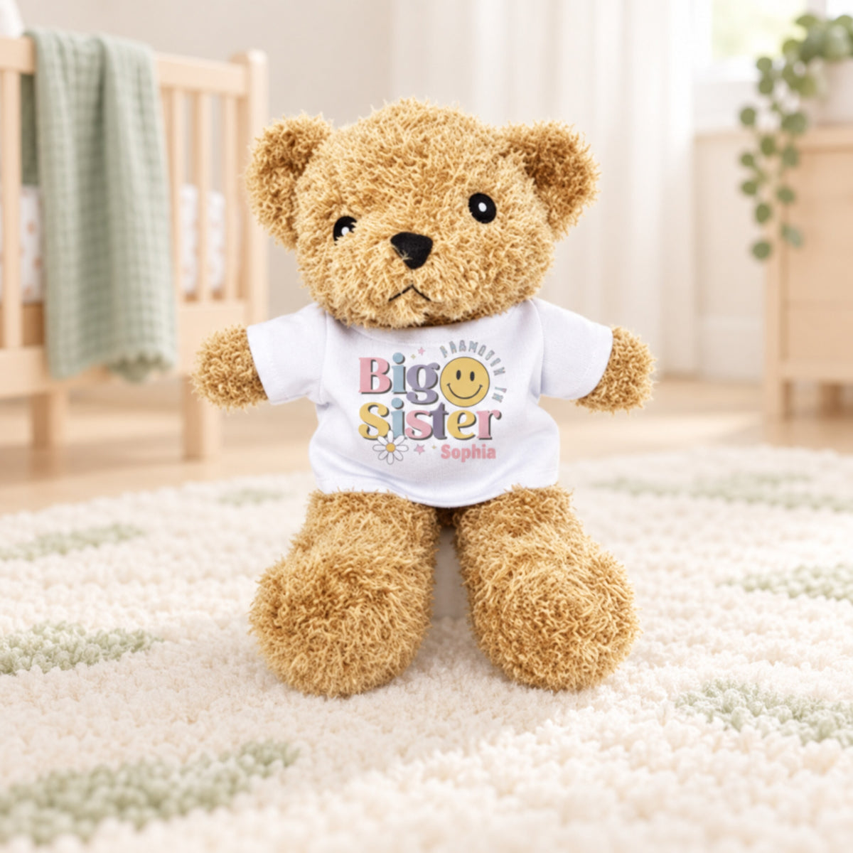 Personalised Big Brother or Big Sister Teddy Bear – 25 cm