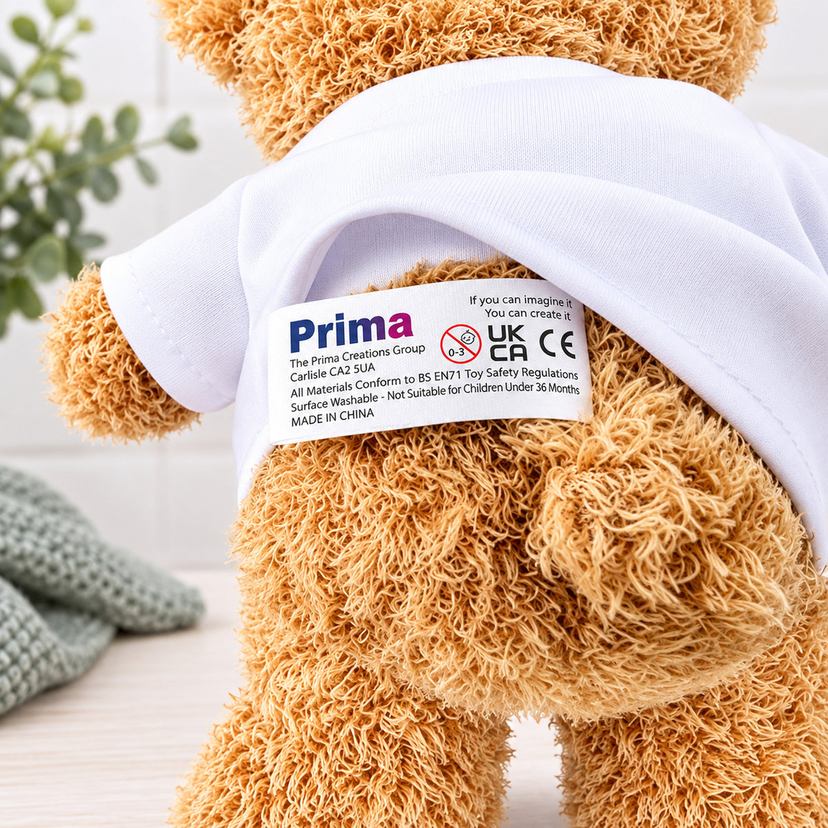 Personalised Big Brother or Big Sister Teddy Bear – 25 cm