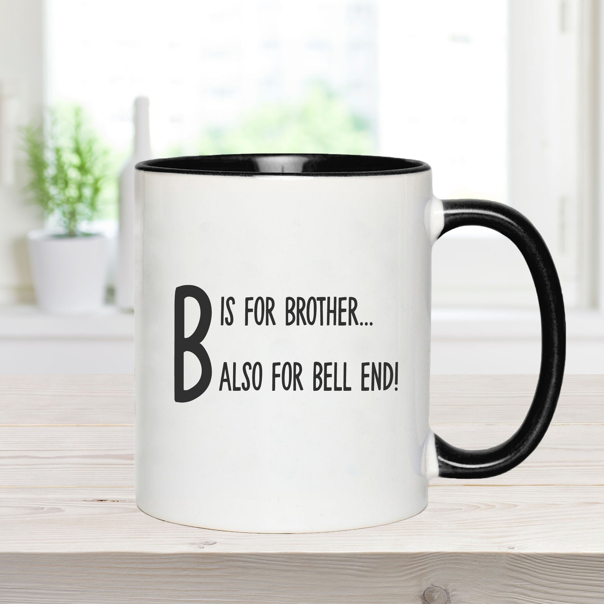 Personalised Brother Rude Funny Mug