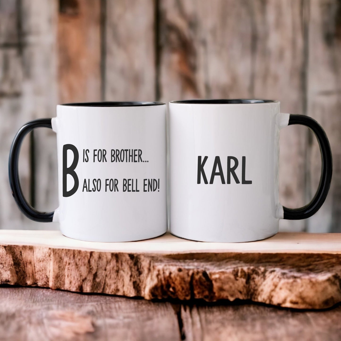 Personalised Brother Rude Funny Mug