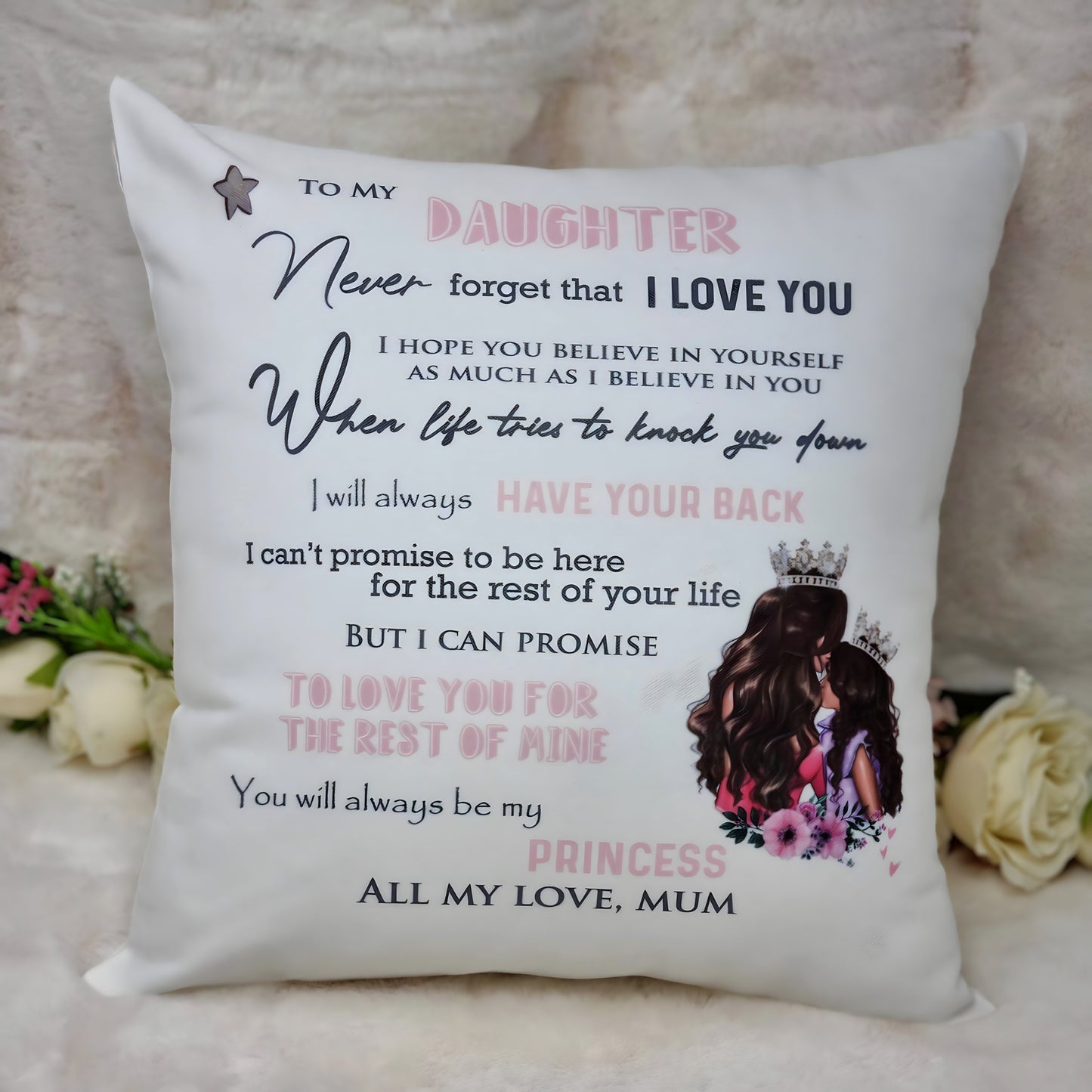 Daughter Poem Cushion