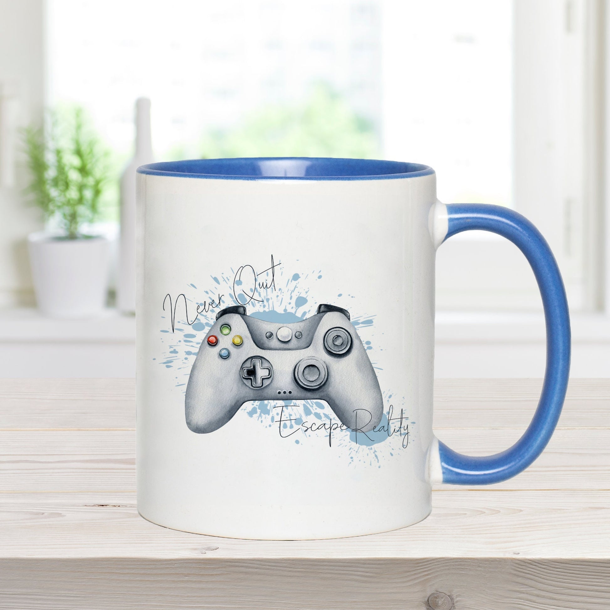 Gaming Mug Never Quit Escape Reality