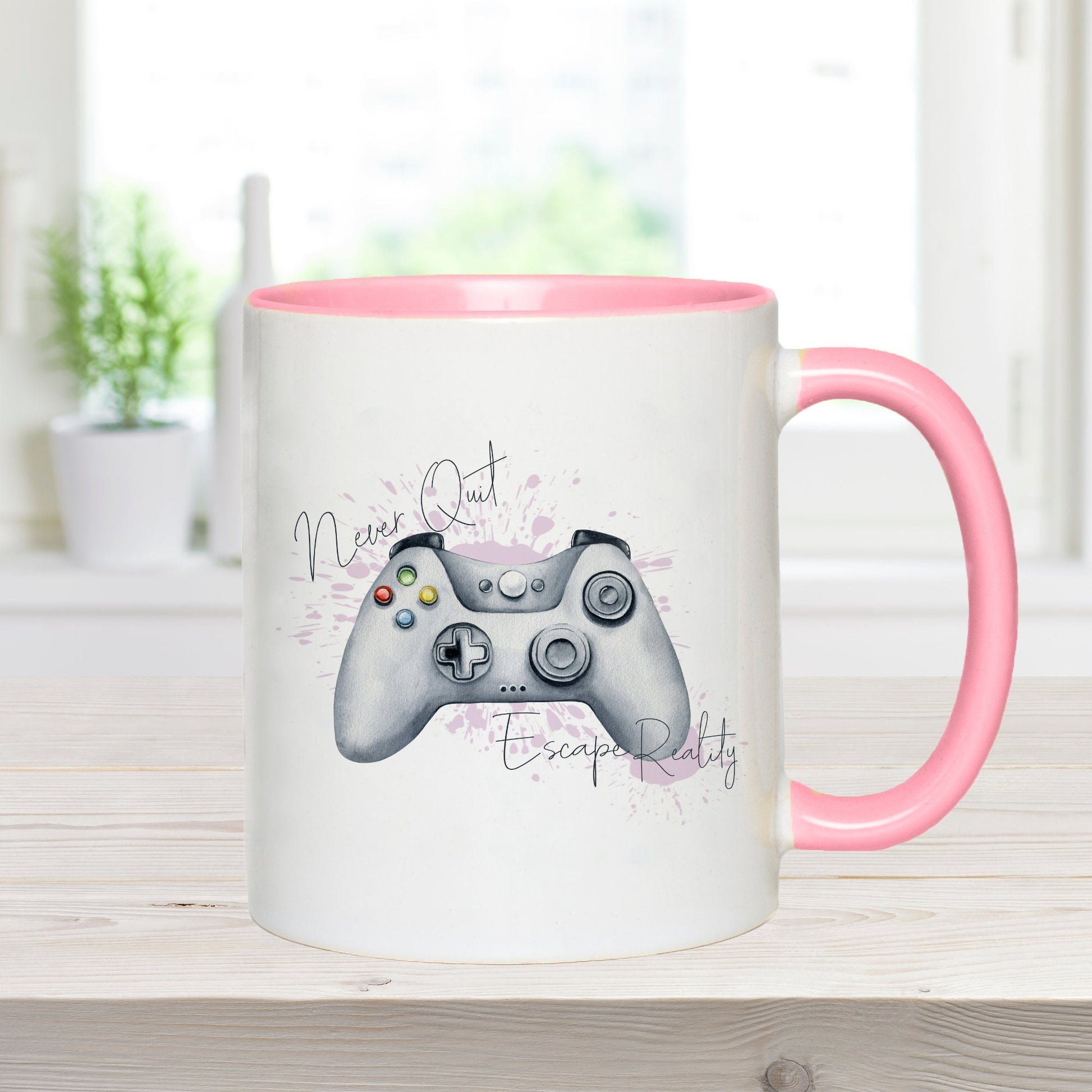Gaming Mug Never Quit Escape Reality