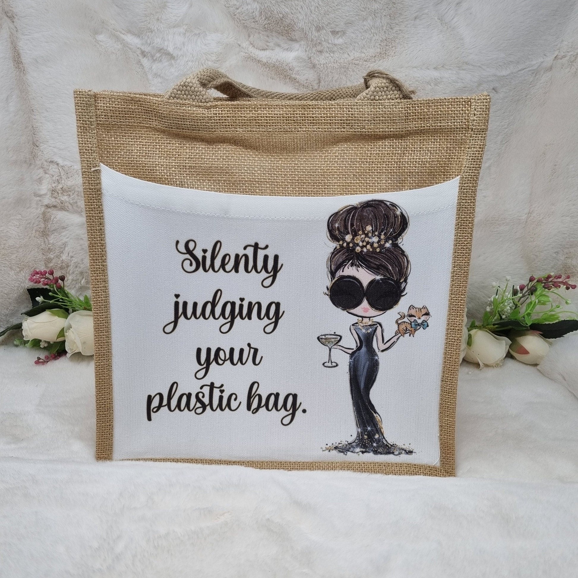 Personalised Funny Quote Jute Bag