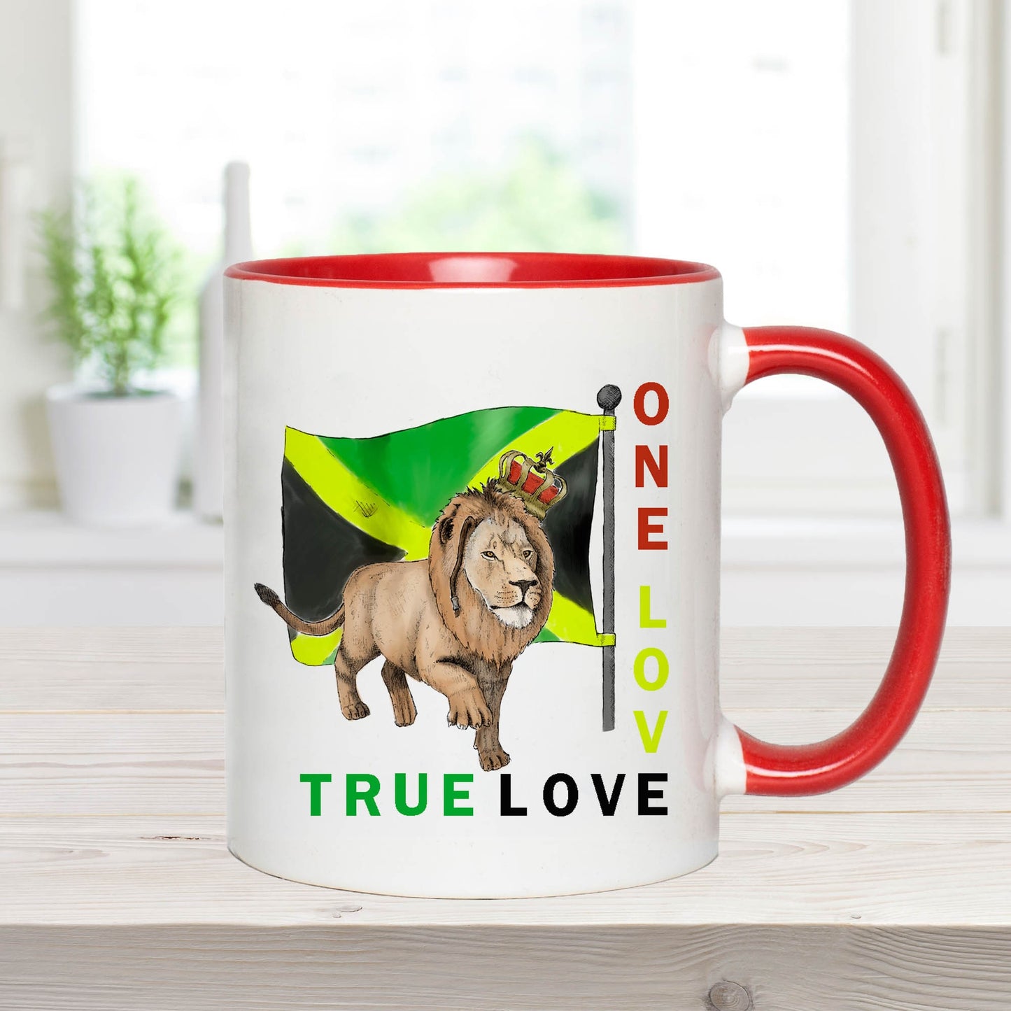 Reggae Mug, Lion Of Judah, Jamaican Mug, Lion Mug, Jamaican Gift