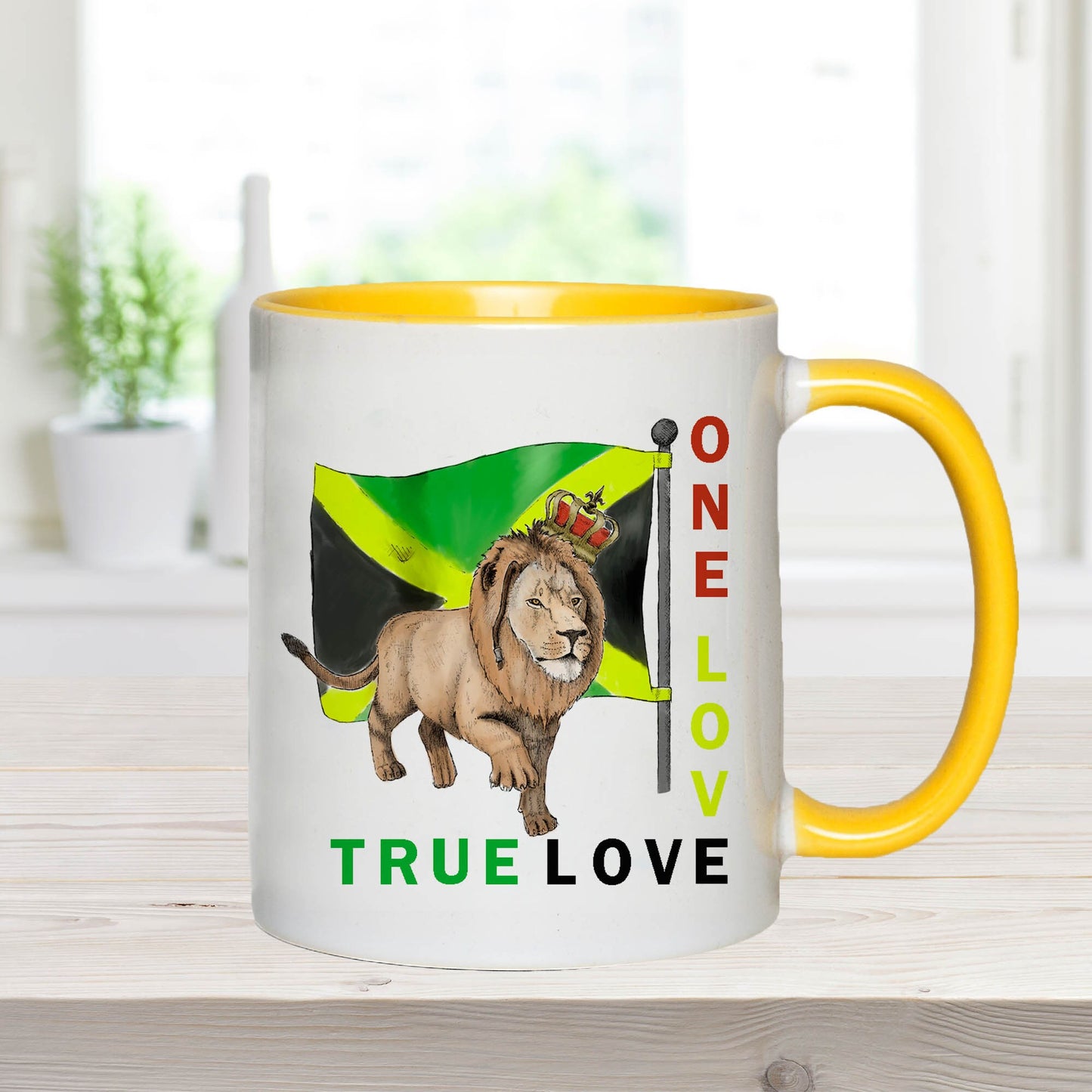 Reggae Mug, Lion Of Judah, Jamaican Mug, Lion Mug, Jamaican Gift