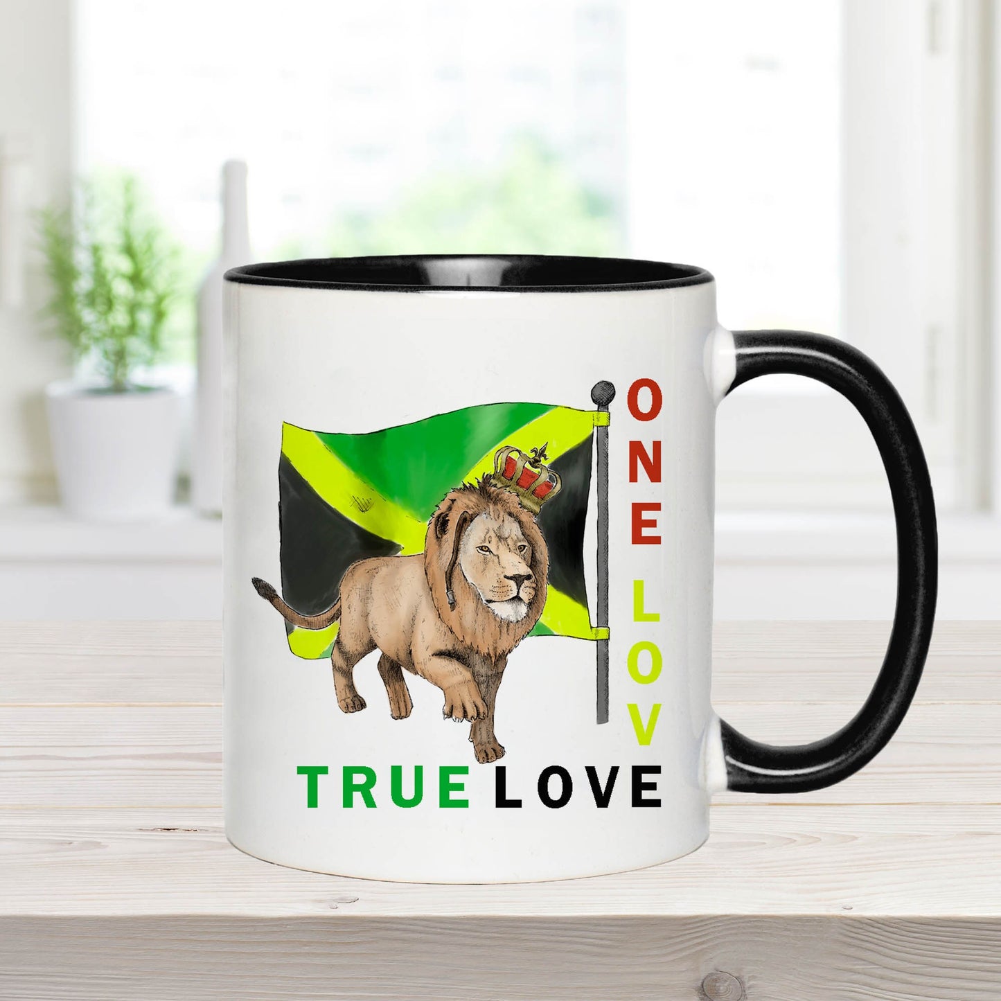 Reggae Mug, Lion Of Judah, Jamaican Mug, Lion Mug, Jamaican Gift