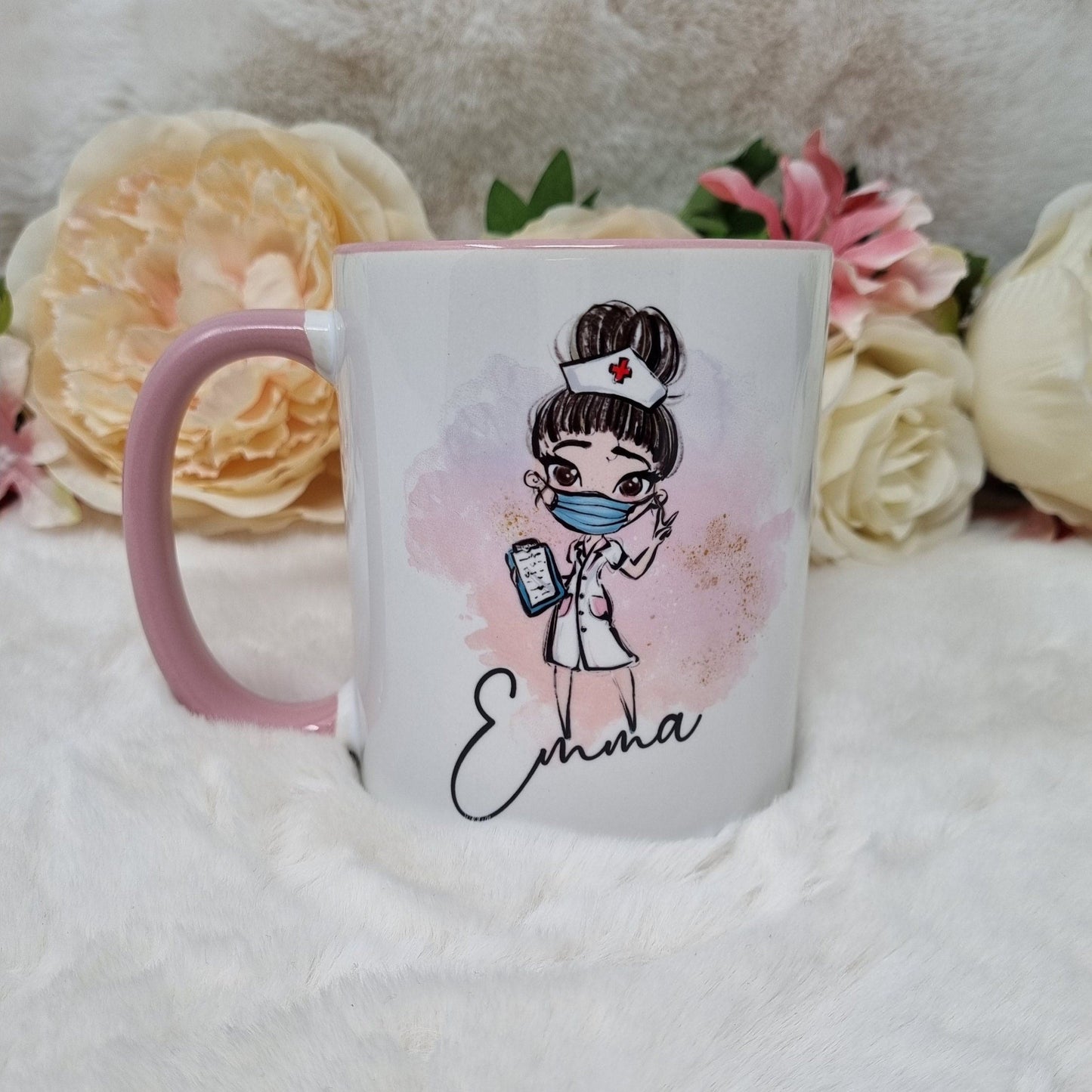 Personalised Nurse Mug, Healthcare Mug, Gift For Nurse, Support Worker Mug