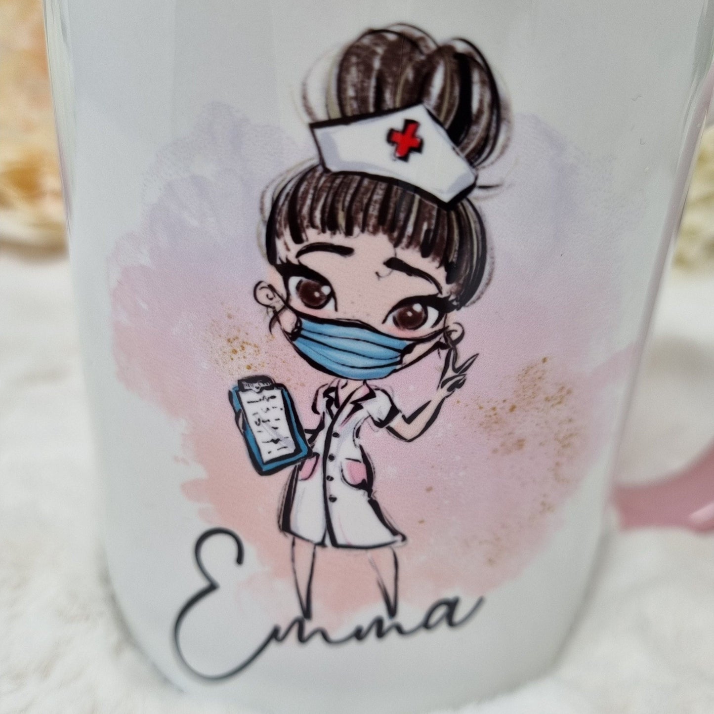 Personalised Nurse Mug, Healthcare Mug, Gift For Nurse, Support Worker Mug