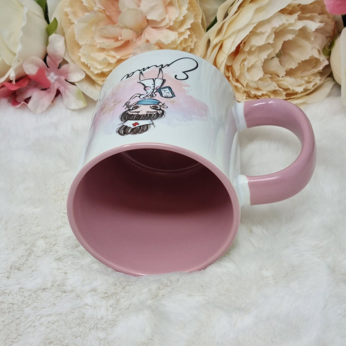 Personalised Nurse Mug, Healthcare Mug, Gift For Nurse, Support Worker Mug