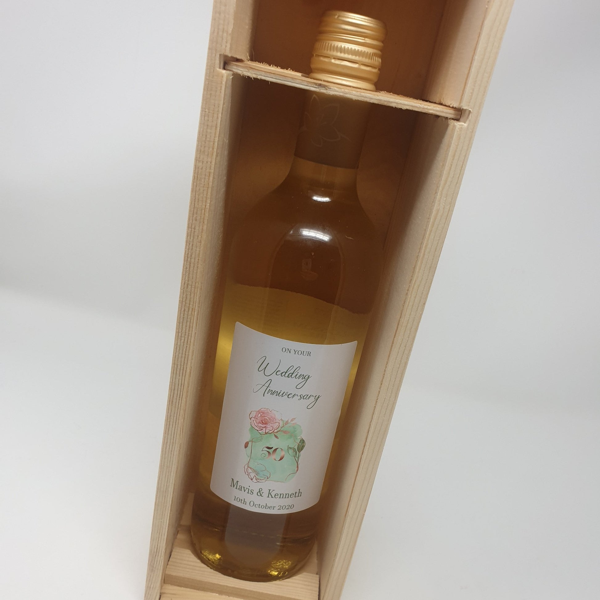 Birthday Milestone Personalised Wine Box