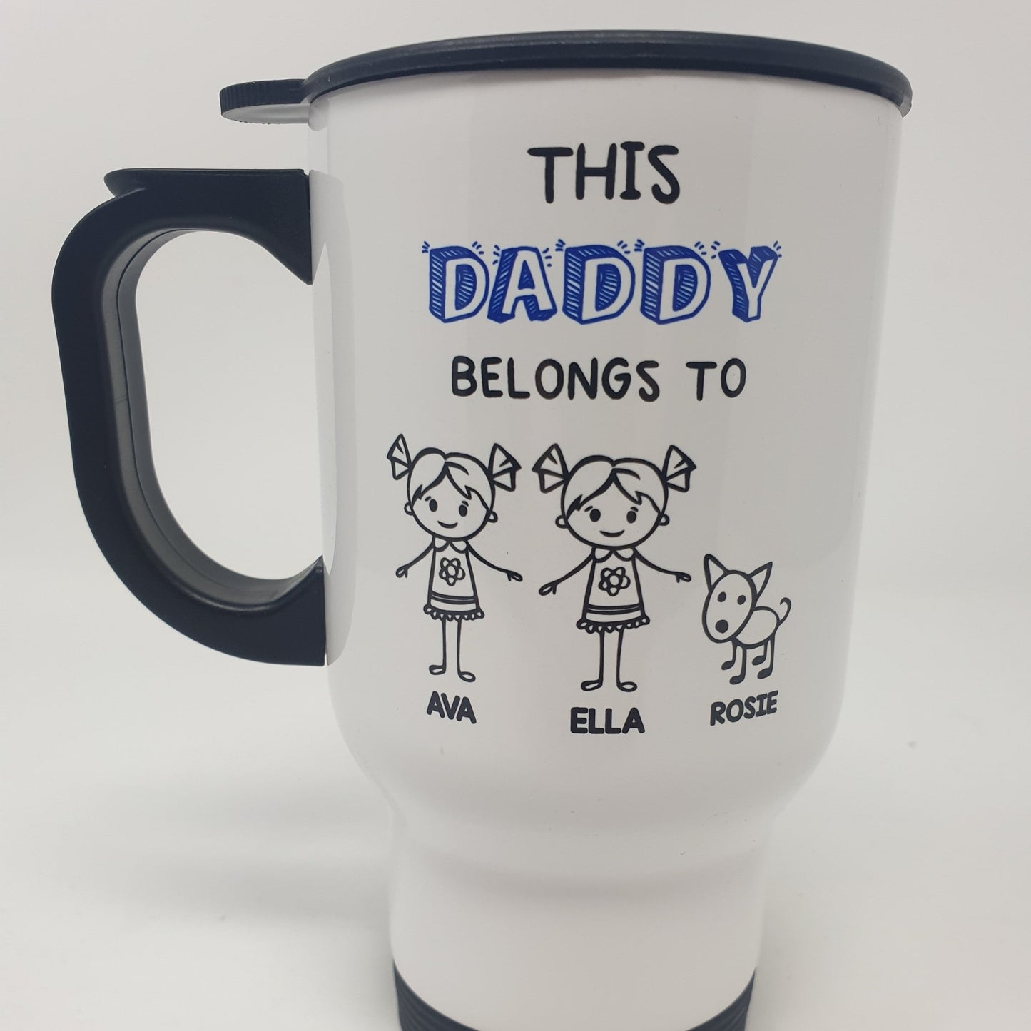 Personalised Dad/Daddy Travel Mug, Gift For Daddy/Dad, Travel Mug For Dad, Father's Day Gift