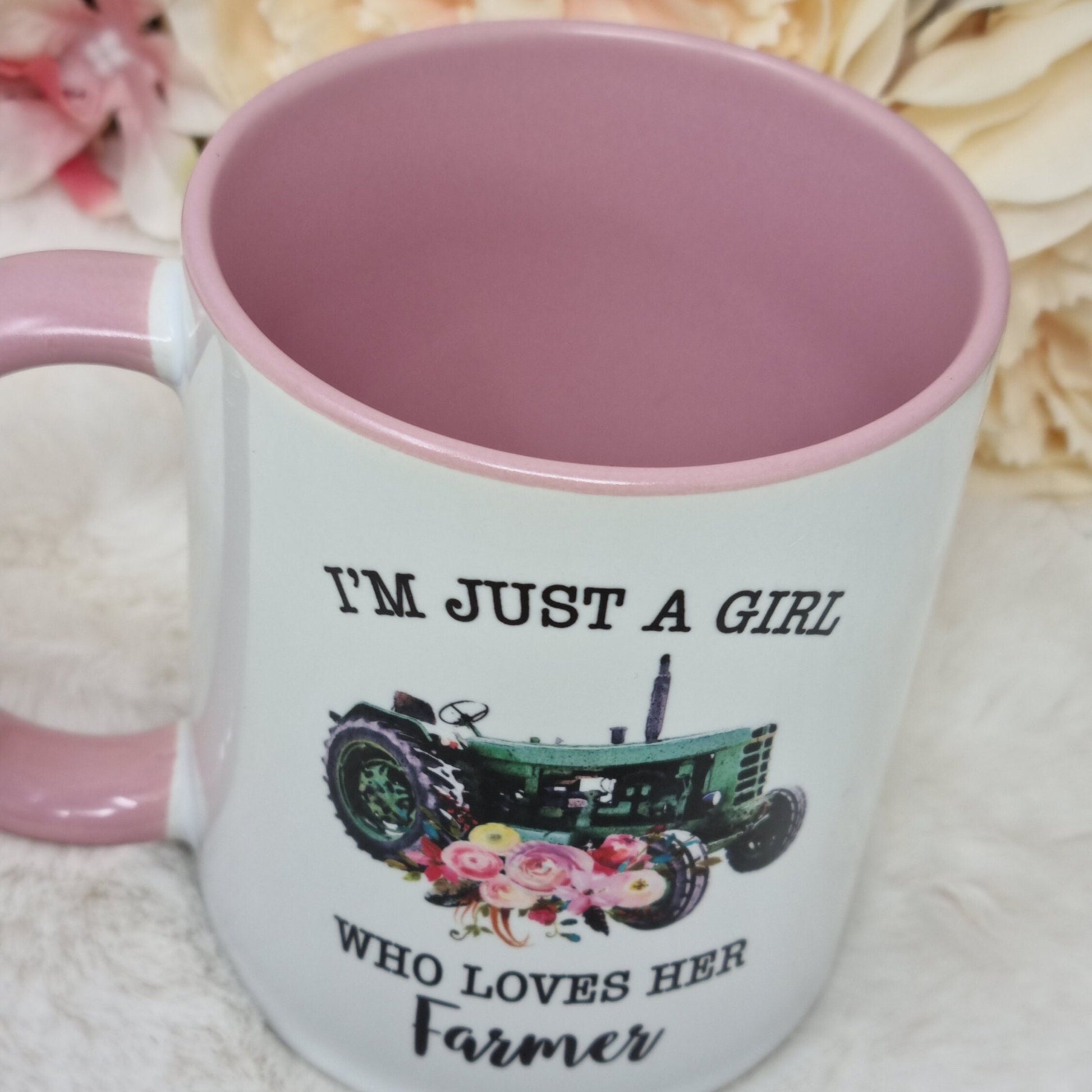 Personalised Farmers Girl Mug