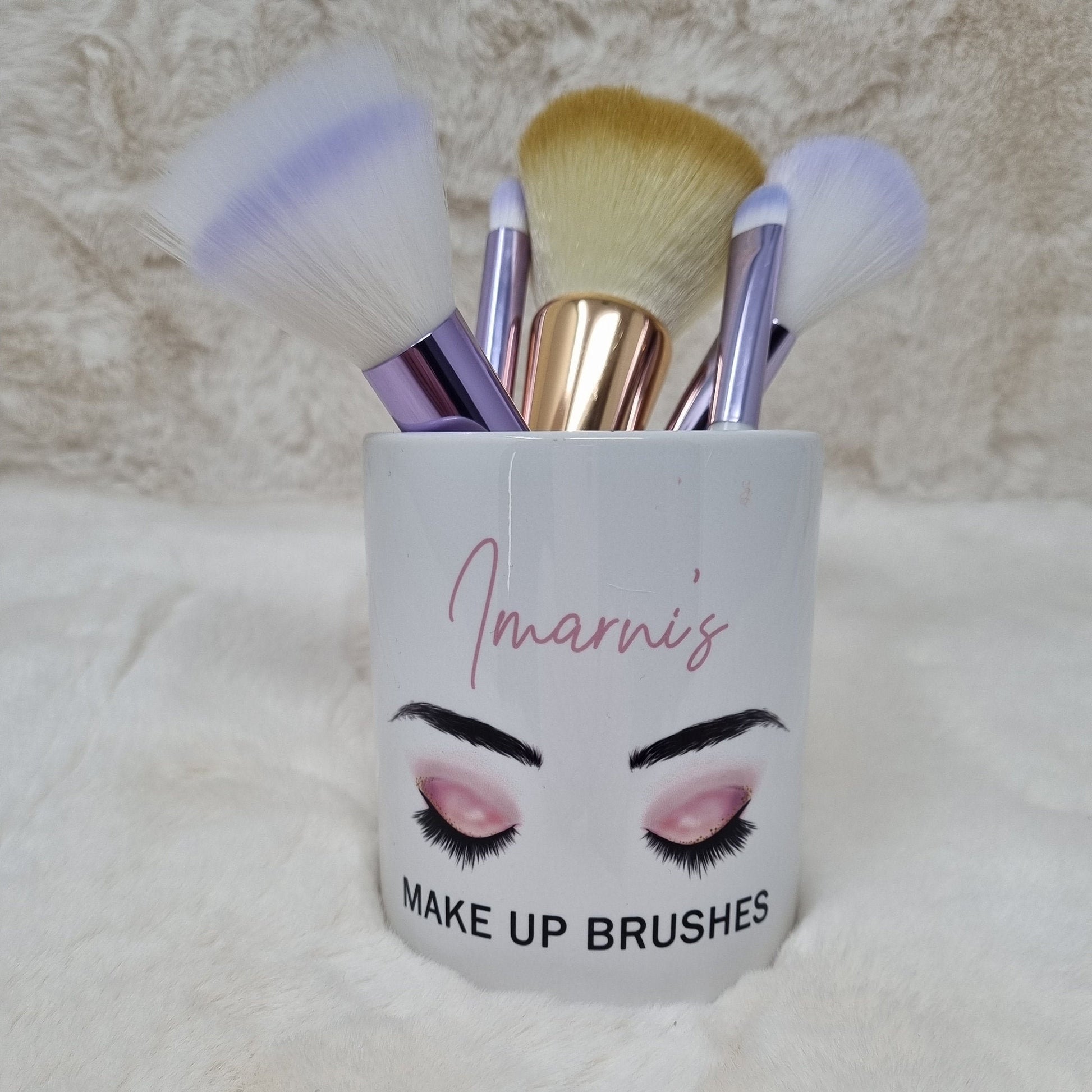 Personalised Make Up Storage Pot Desk Organiser