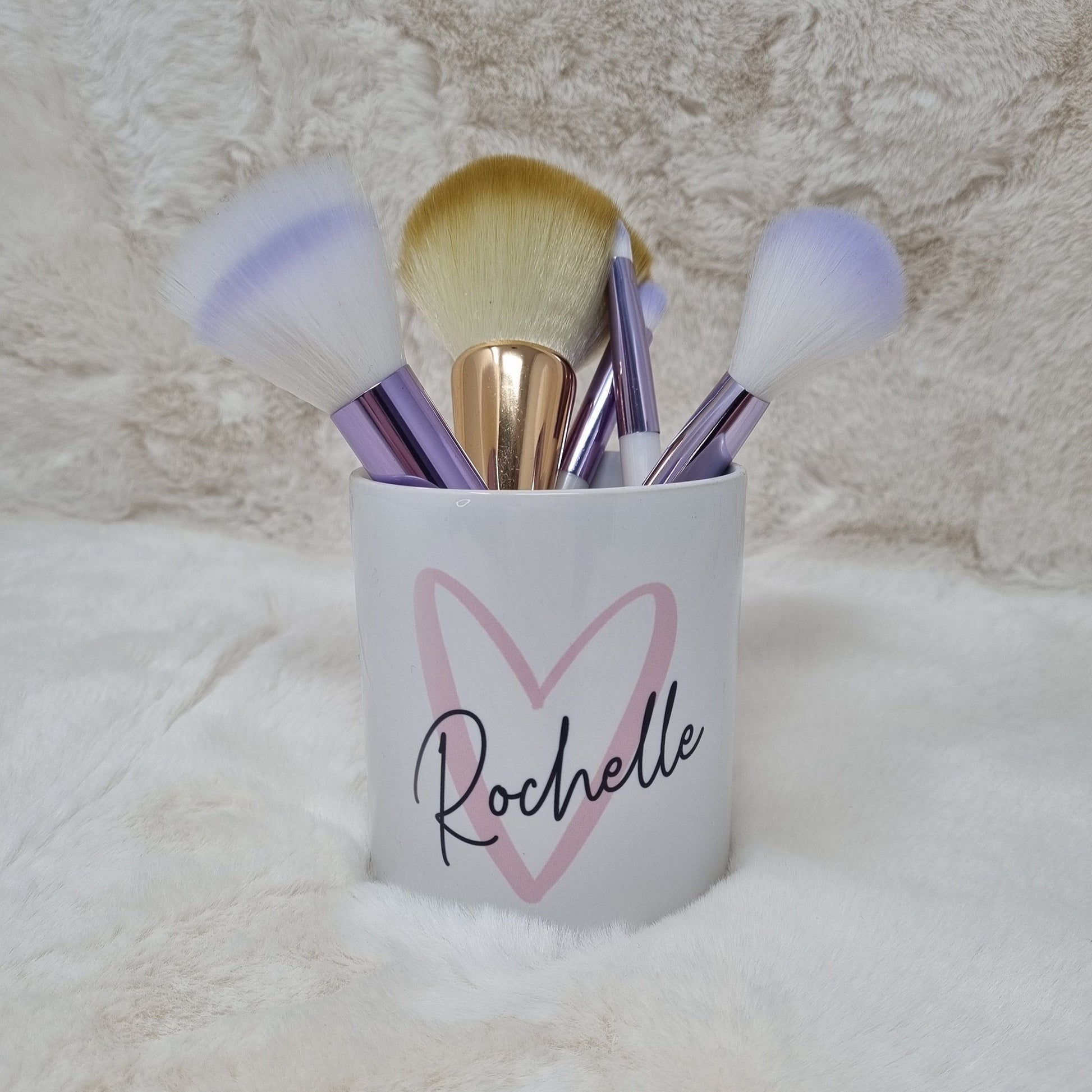 Personalised Make Up Storage Pot Desk Organiser