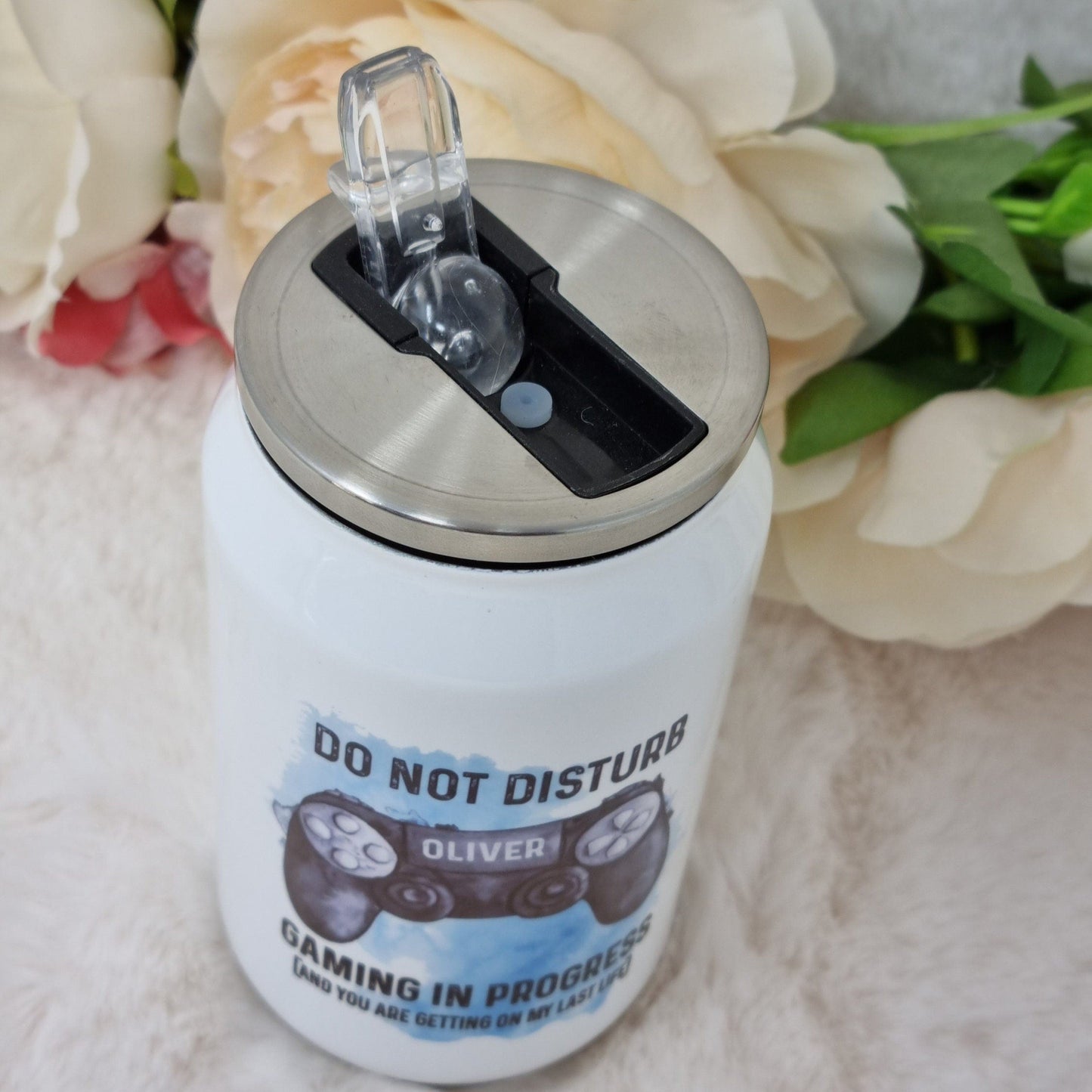 Do Not Disturb Coke Can Gamer Water Bottle, Coke Can Bottle, School Bottle, Water Bottle