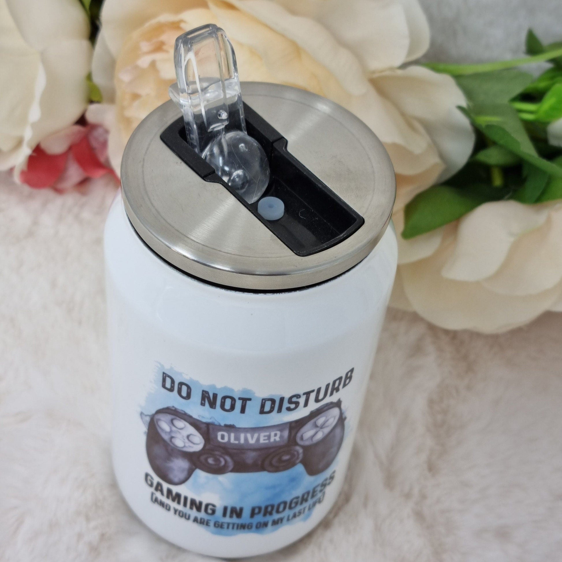 Do Not Disturb Gamer Water Bottle Can