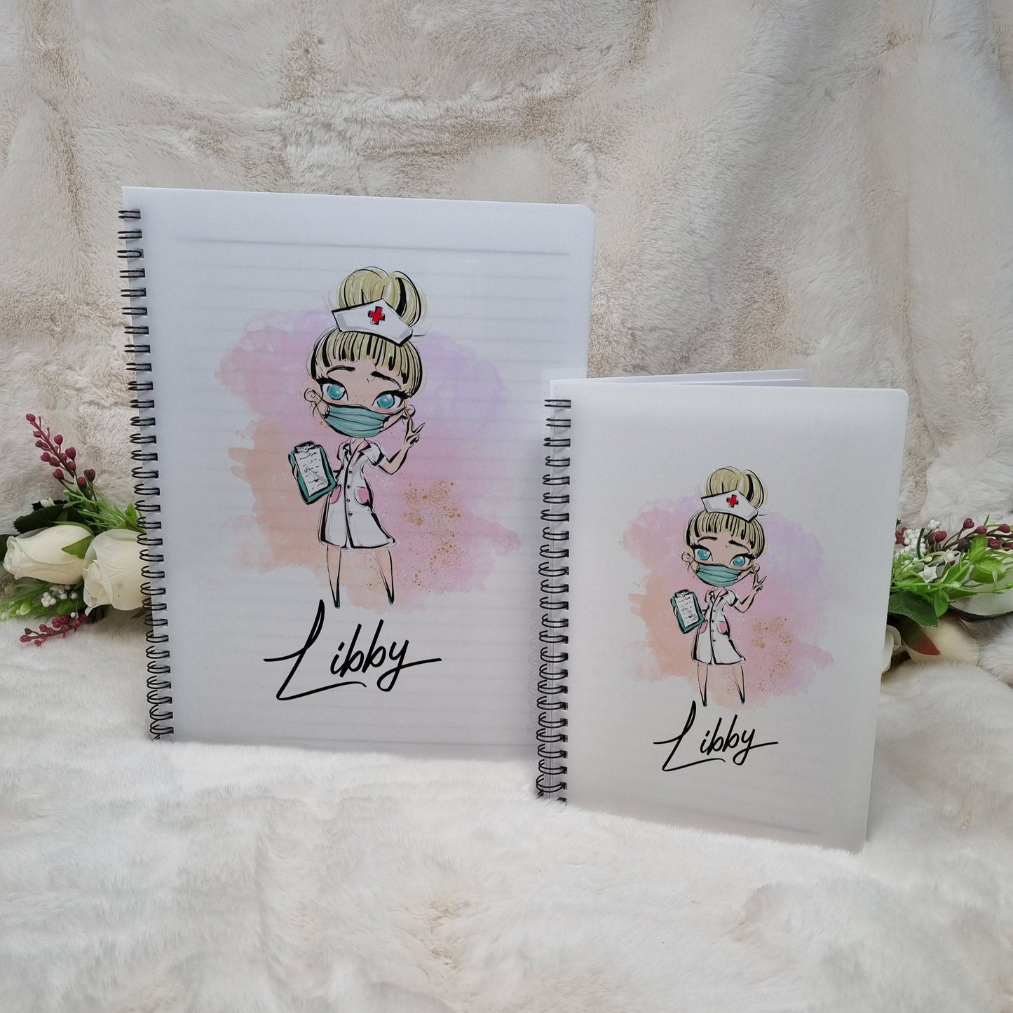 Personalised A4/A5 Healthcare Worker Nurse Medic Notebook, Nurse Notebook