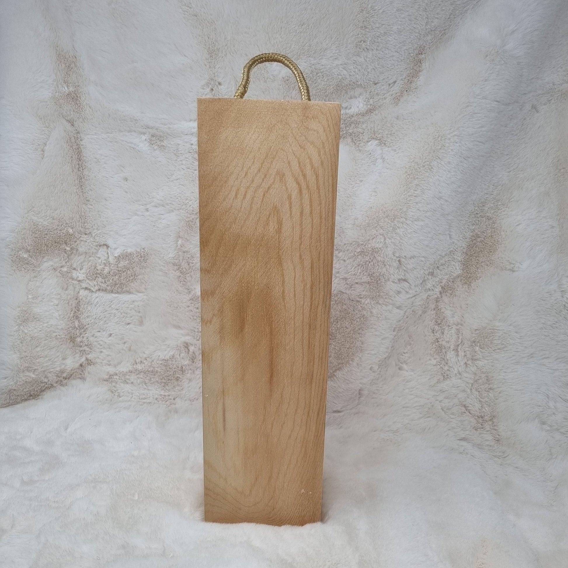 Personalised Pink Gin Wooden Wine Box