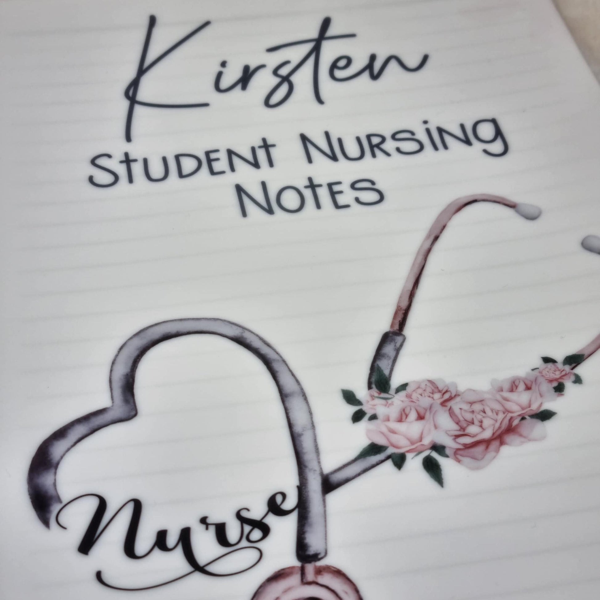 Personalised Nurse, Student Nurse Notebook A4/A5