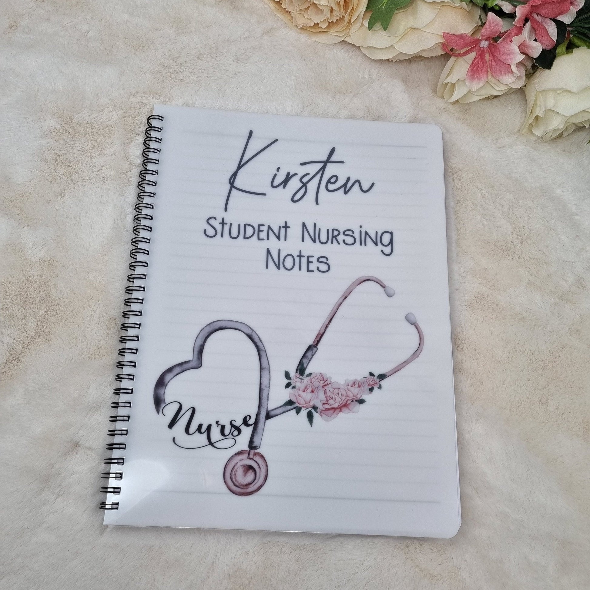 Personalised Nurse, Student Nurse Notebook A4/A5