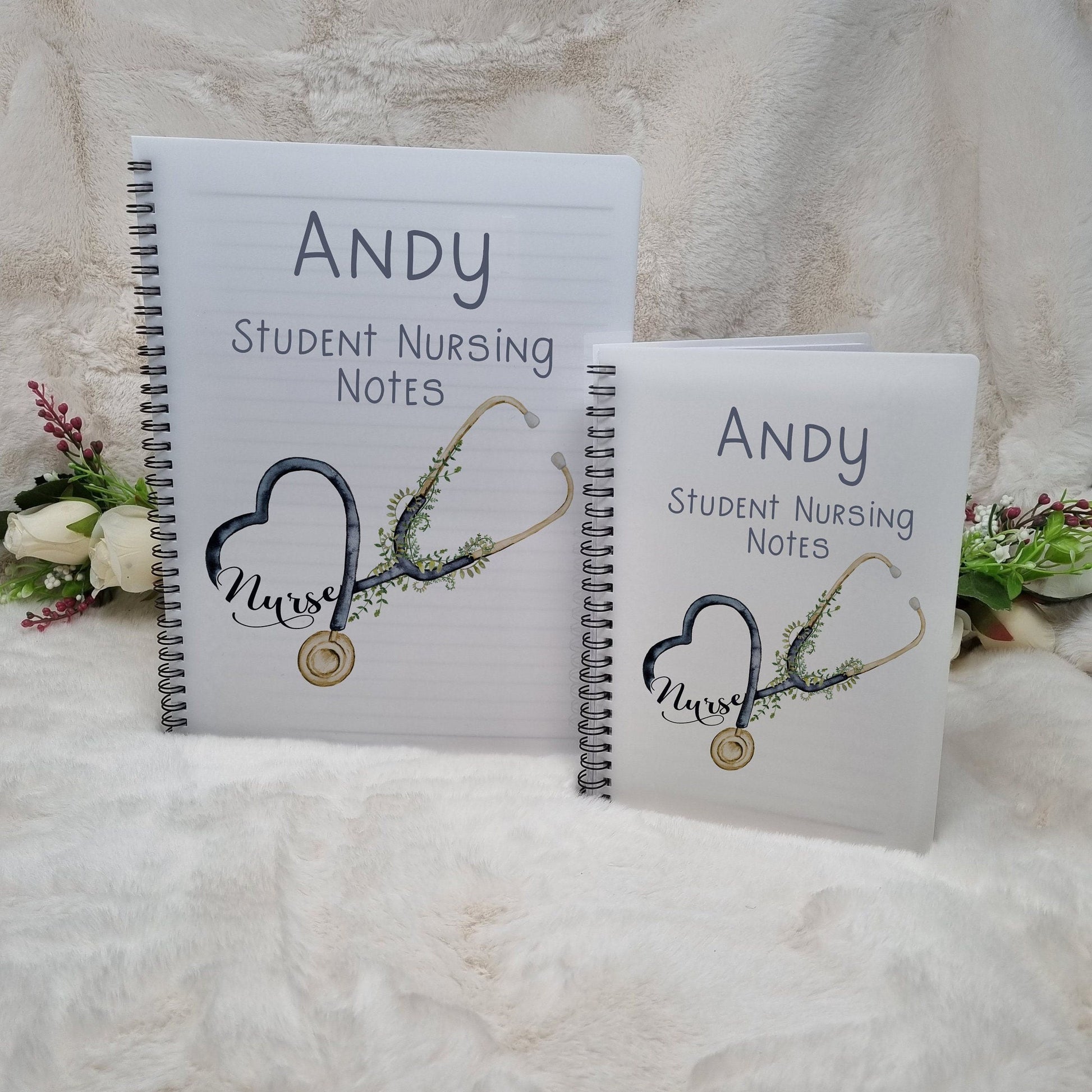 Personalised Male Student Nurse Notebook A4/A5