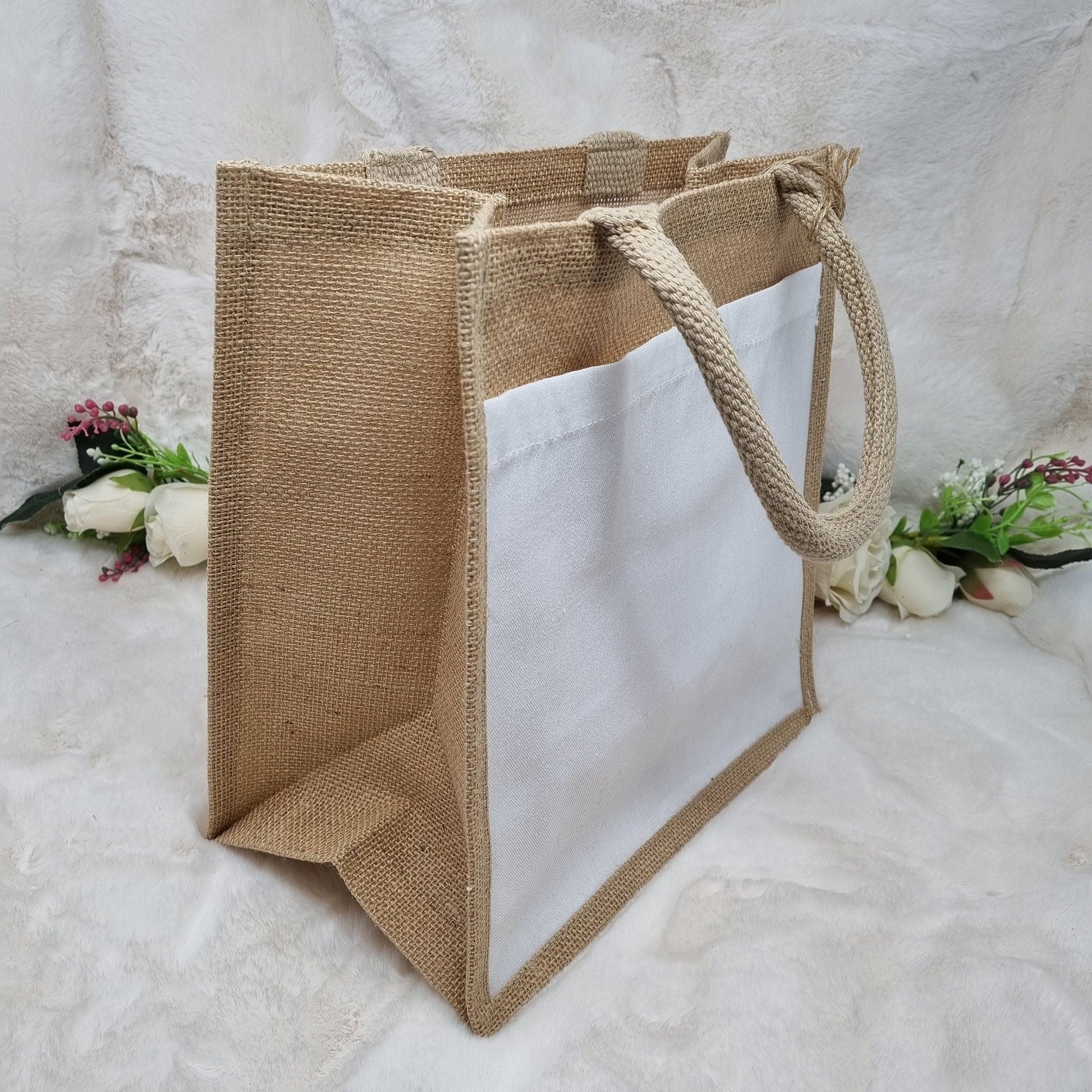 Personalised Bumble Bee Jute Bag