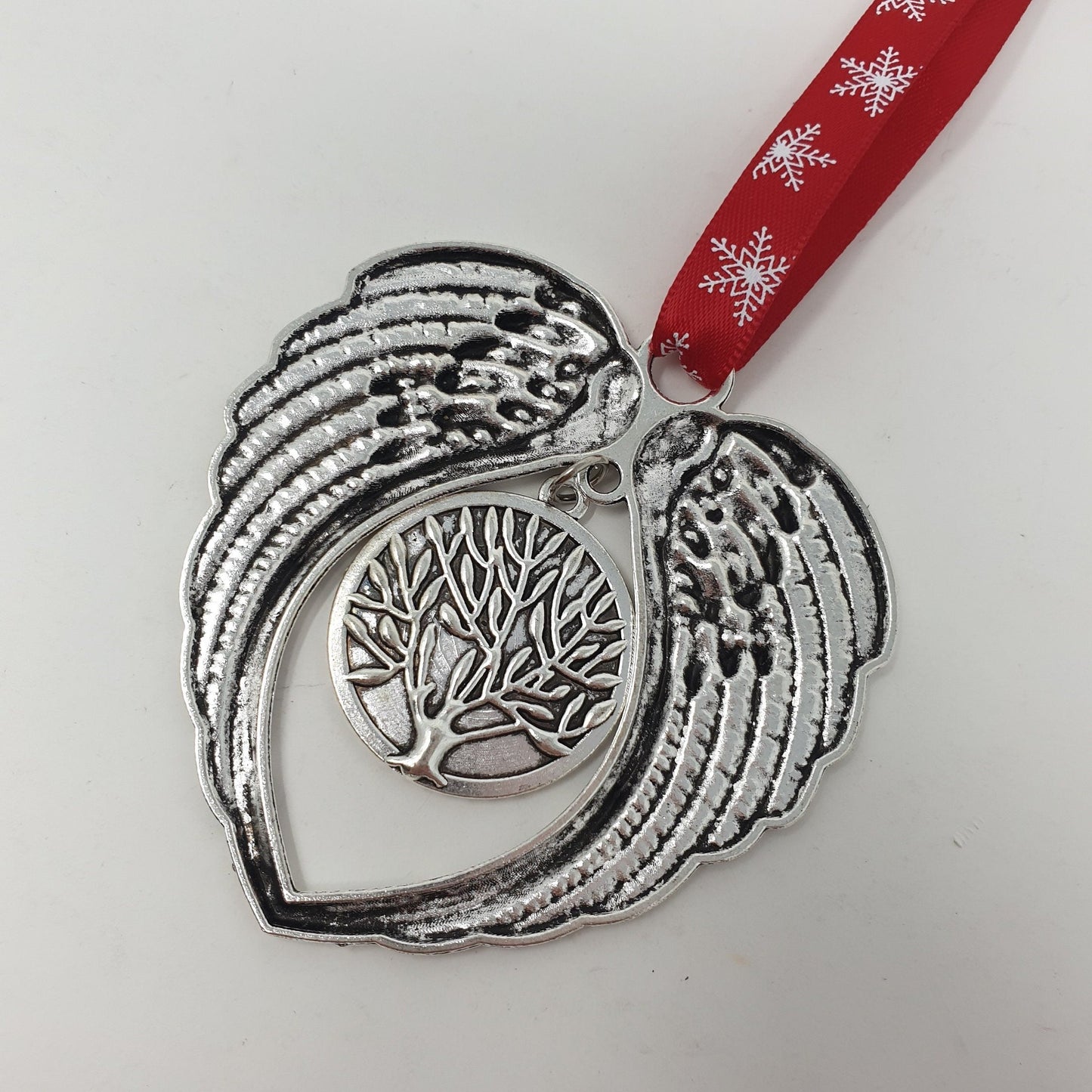 Memorial Angel Wings Hanging Decoration, Loving Memory Decoration, Photo Memorial, Christmas Memorial, Christmas Bauble, Memory Bauble,