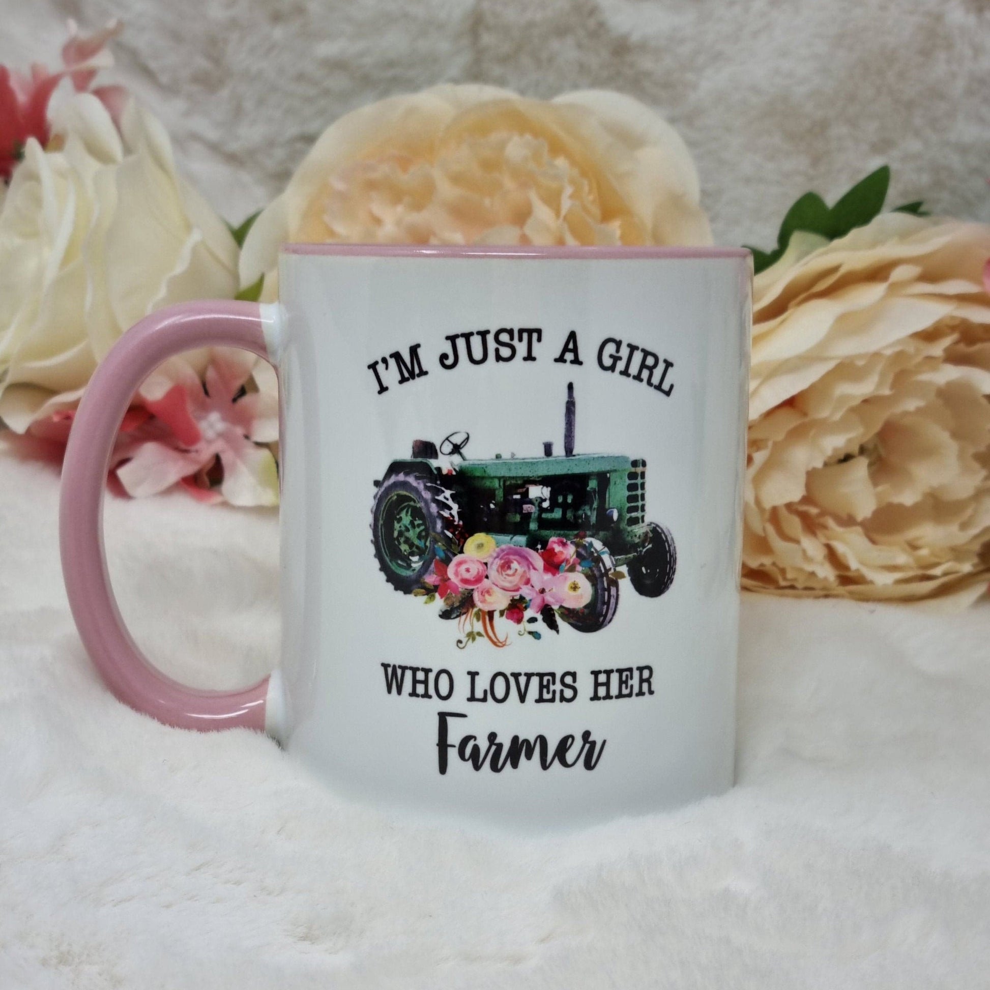 Personalised Farmers Girl Mug