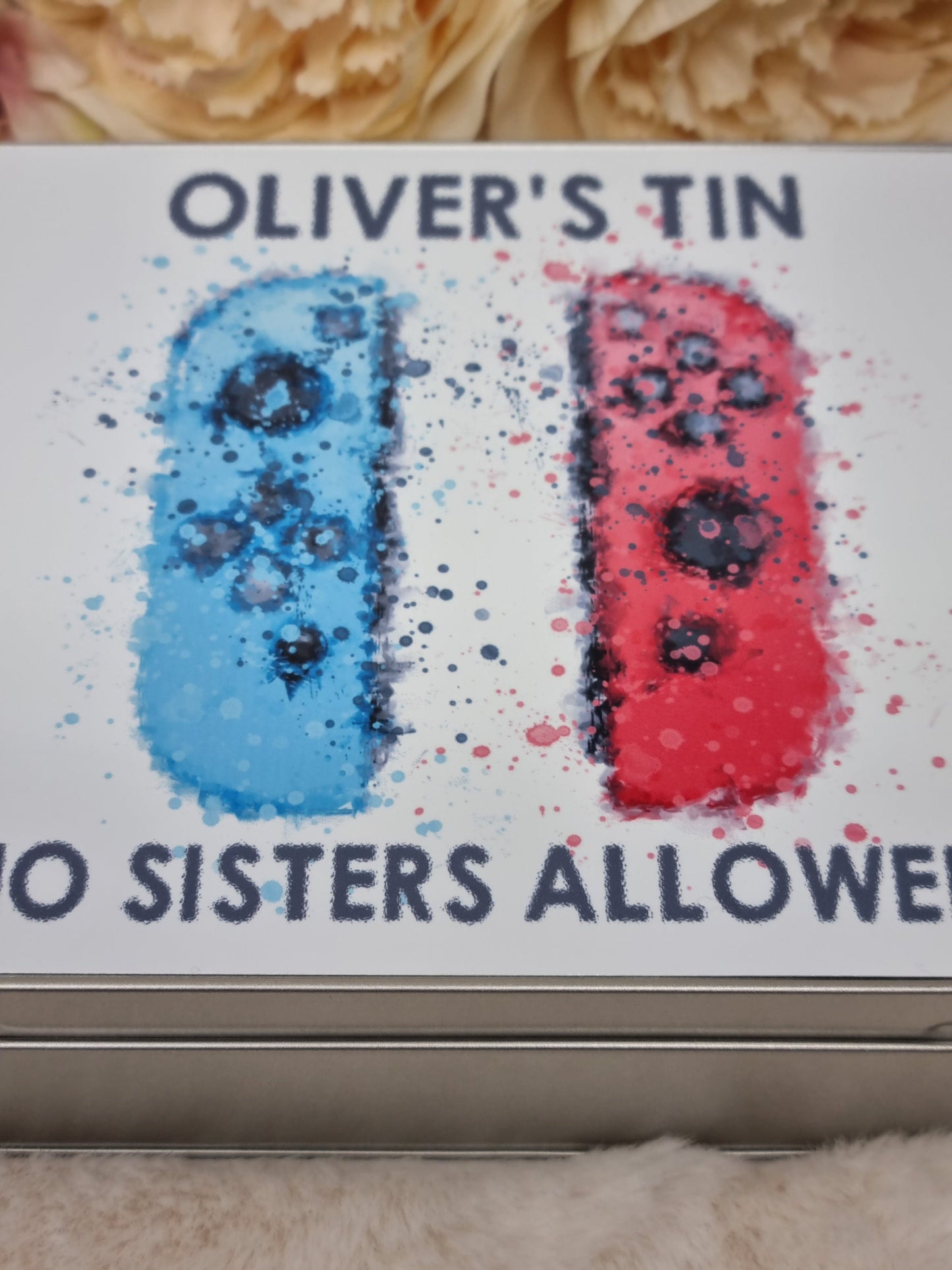 Personalised Gaming Tin, Goodie Tin, Treat Tin, Sweet Tin, Gaming Gift Idea