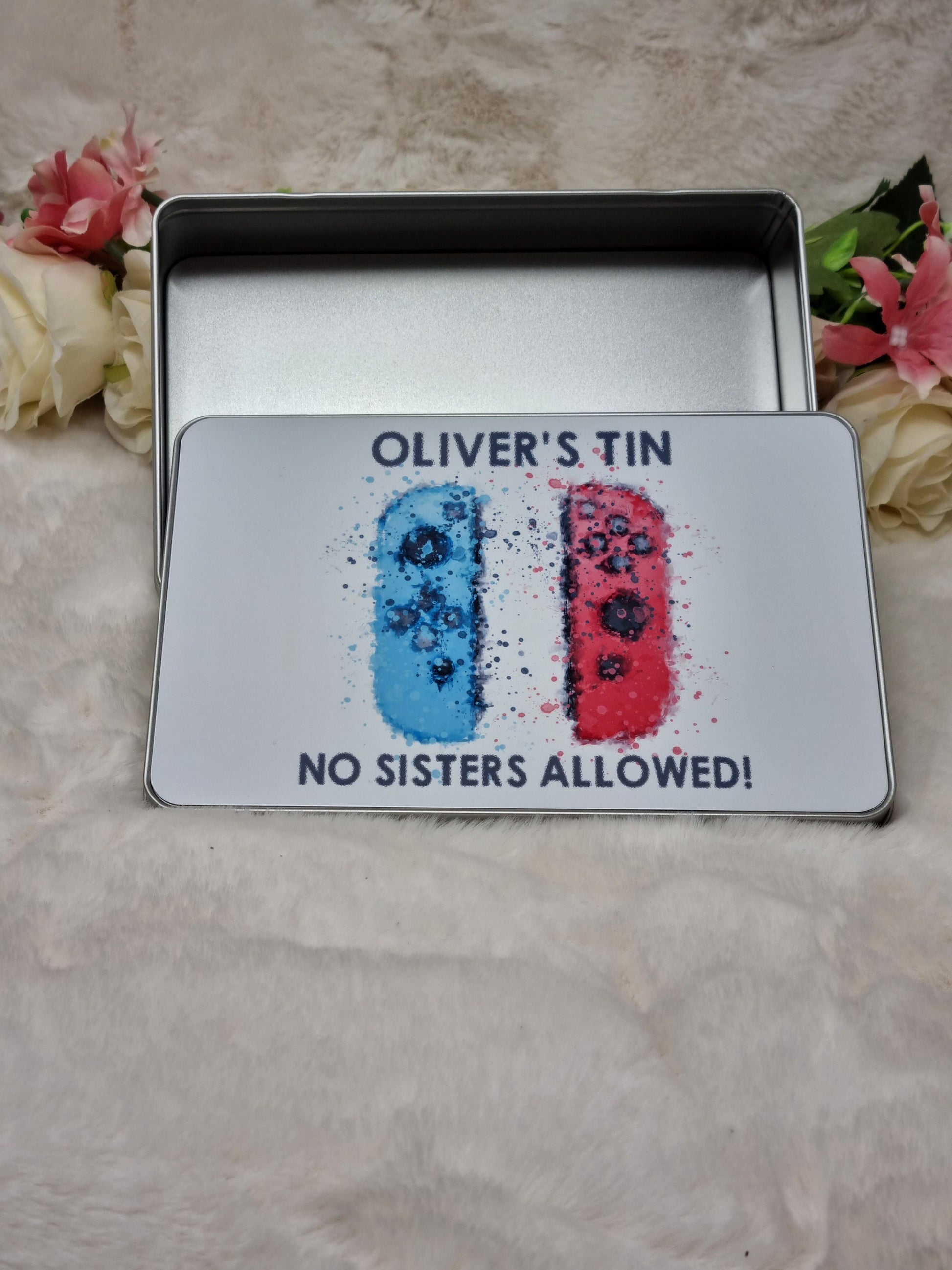 Personalised Gaming Splash Tin
