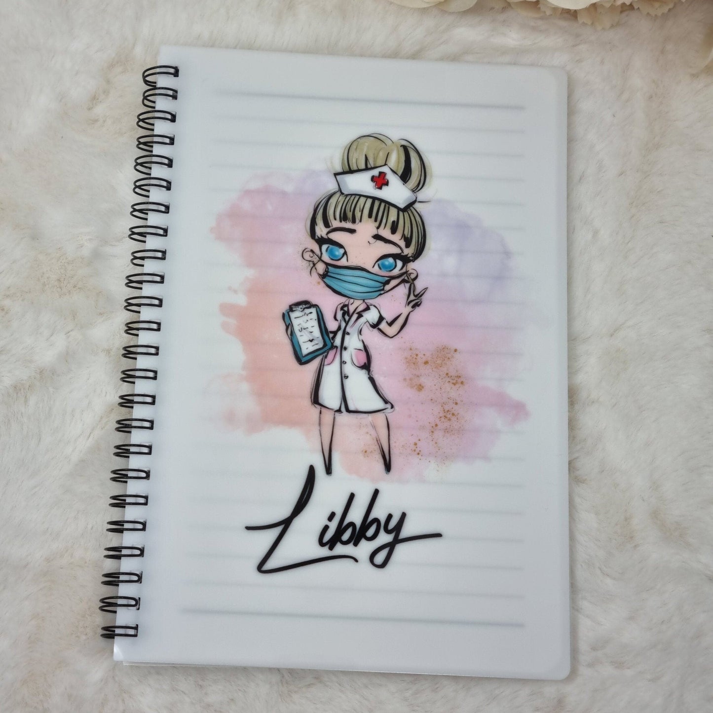 Personalised A4/A5 Healthcare Worker Nurse Medic Notebook, Nurse Notebook