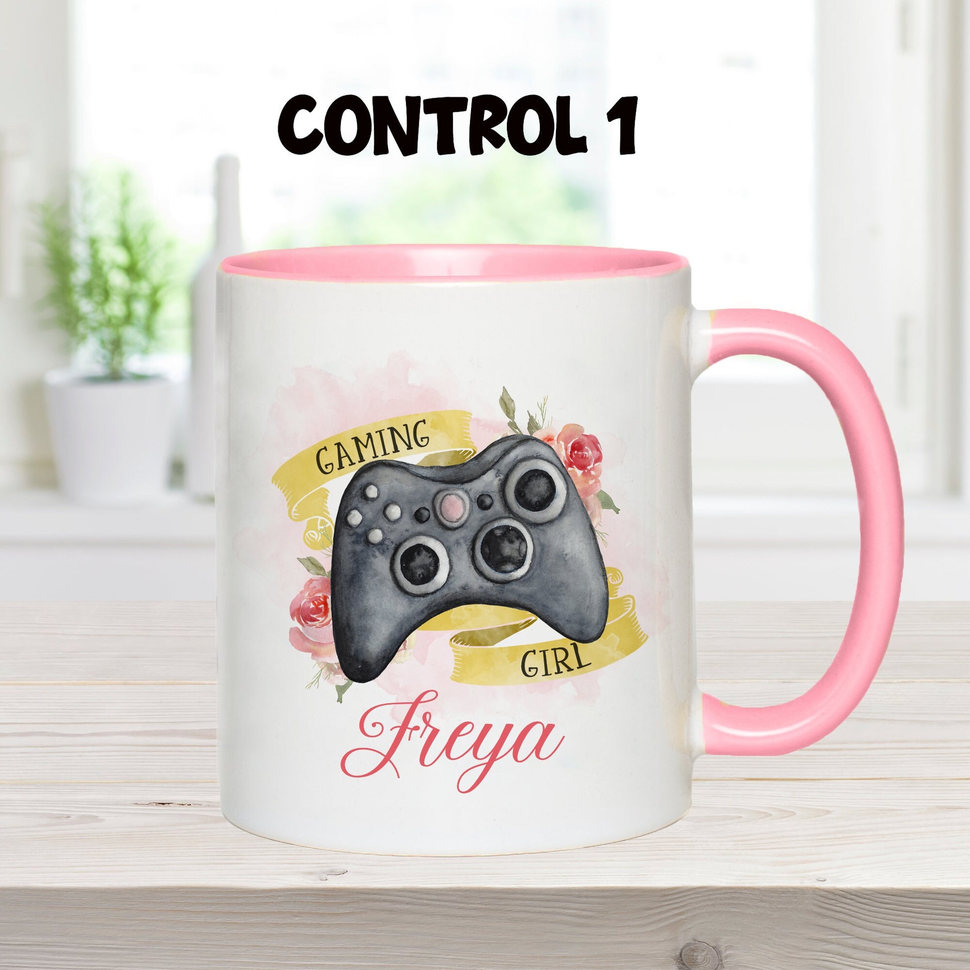 Personalised Gaming Girl Mug