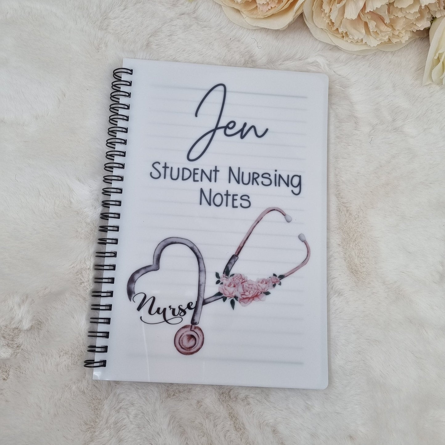 Personalised Student Nurse Notebook A4/A5, Nurse Gift