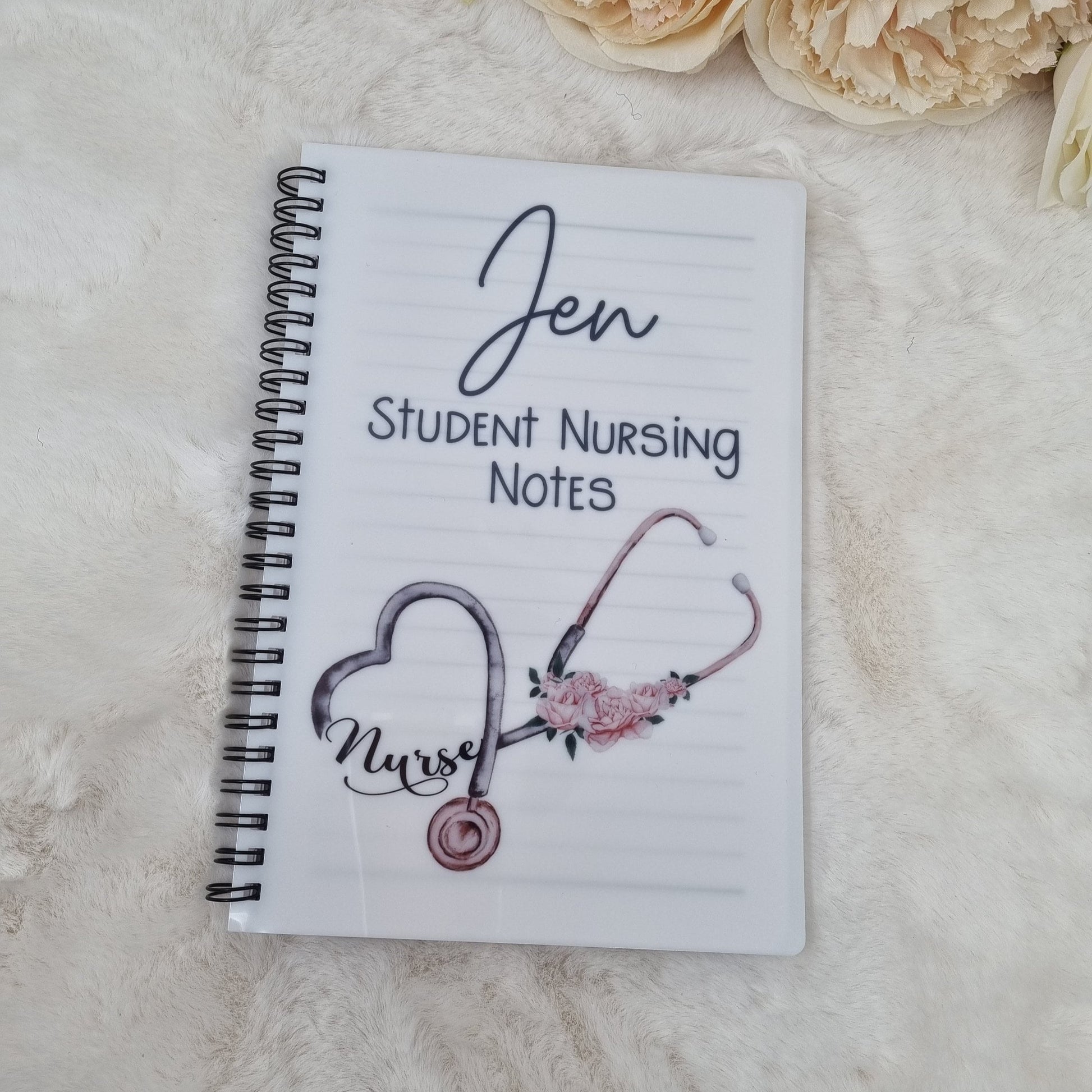 Personalised Nurse, Student Nurse Notebook A4/A5