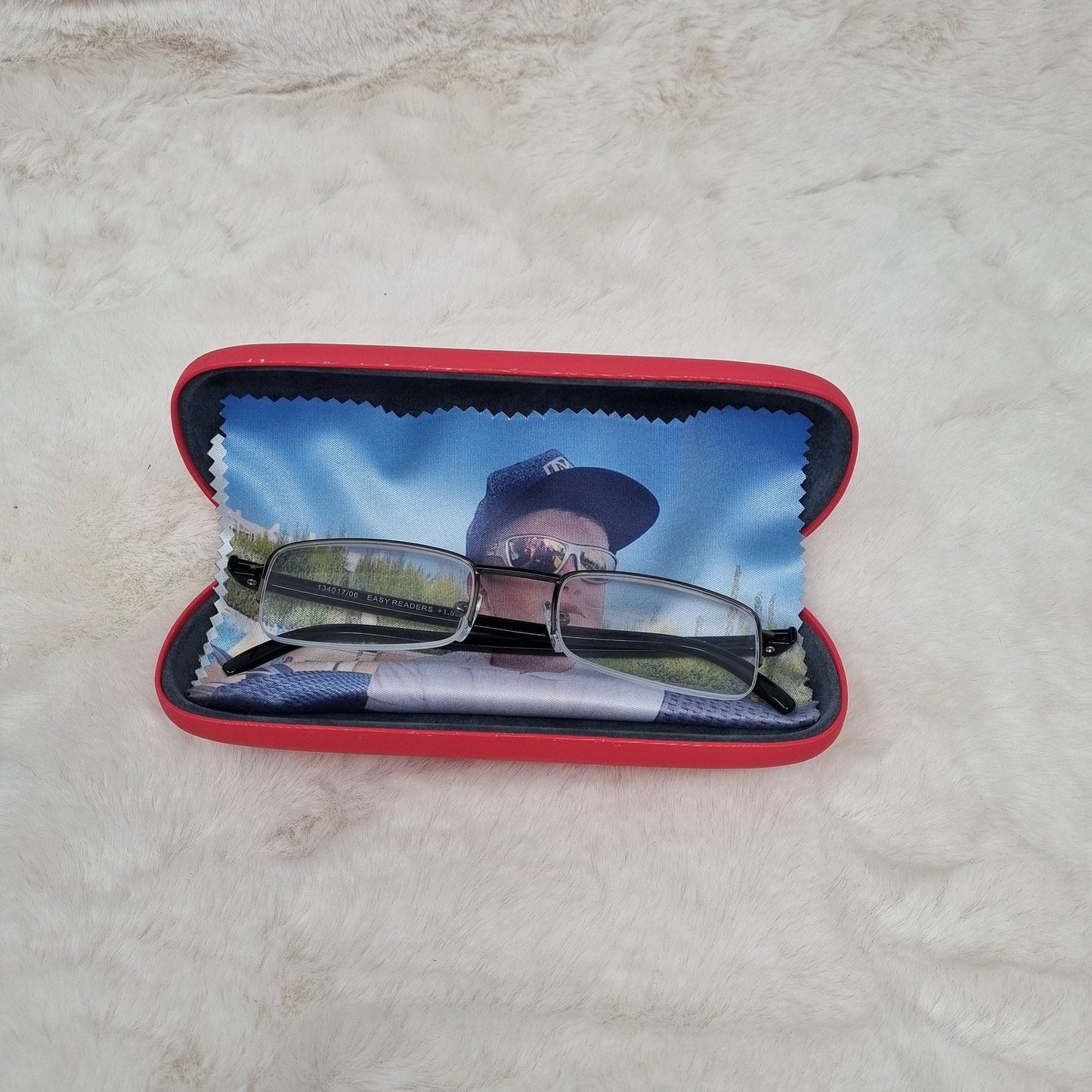 Personalised Glasses Lens Cloth, Glasses Cleaner, Specs Cleaner, Unique Gift, Photo Gift