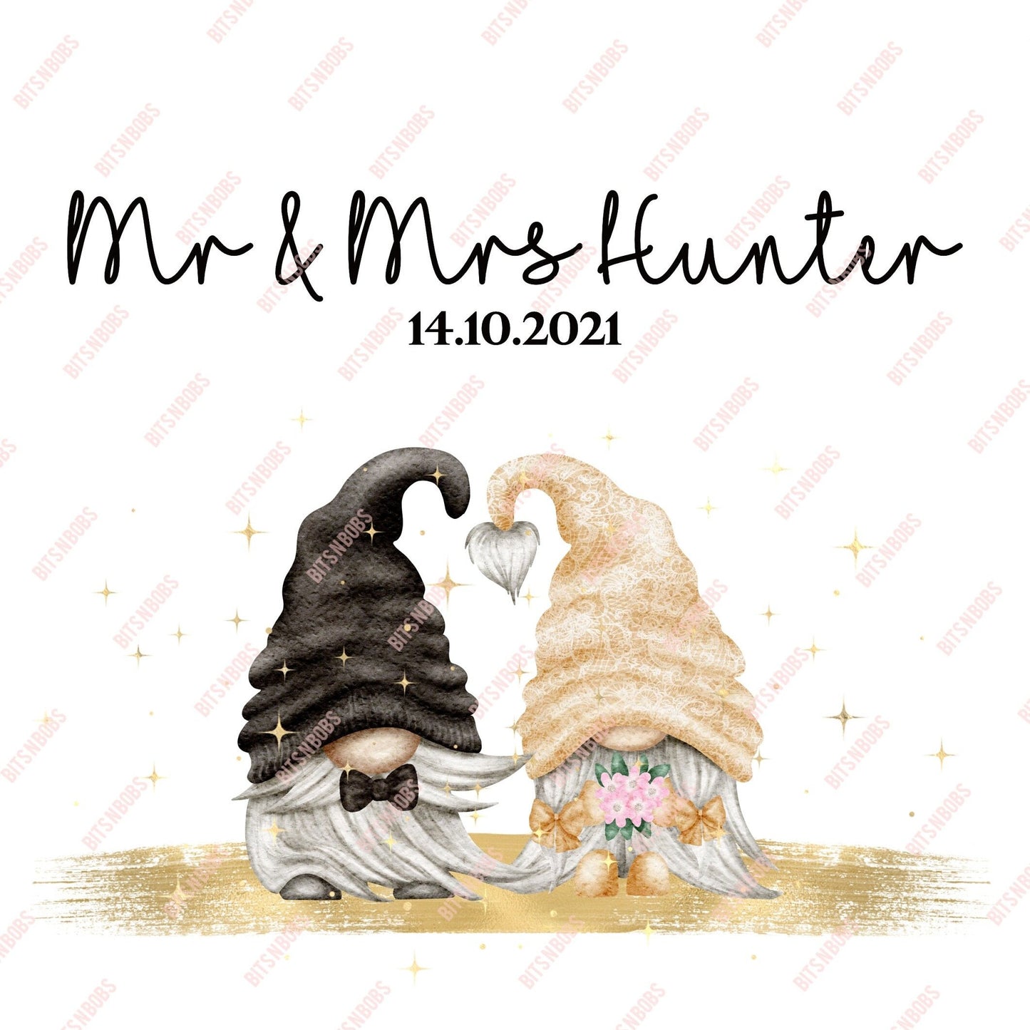 Gnome Wedding Planner A4/A5, Personalised Wedding Planner, Gonk Wedding Planner