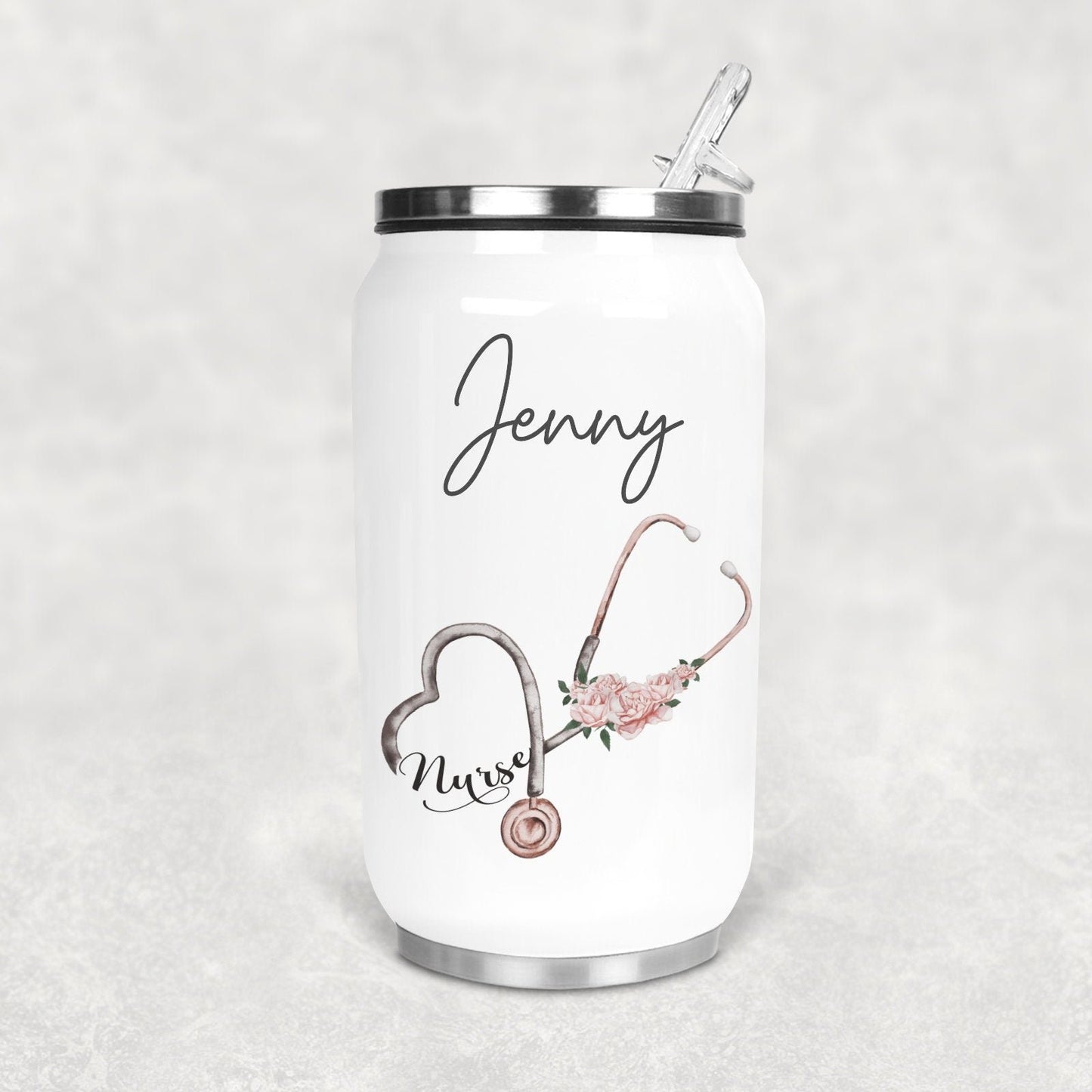 Nurse Water Bottle Coke Can Style, Student Nurse Water Bottle, Nurse/Student Gift, Coke Can Bottle