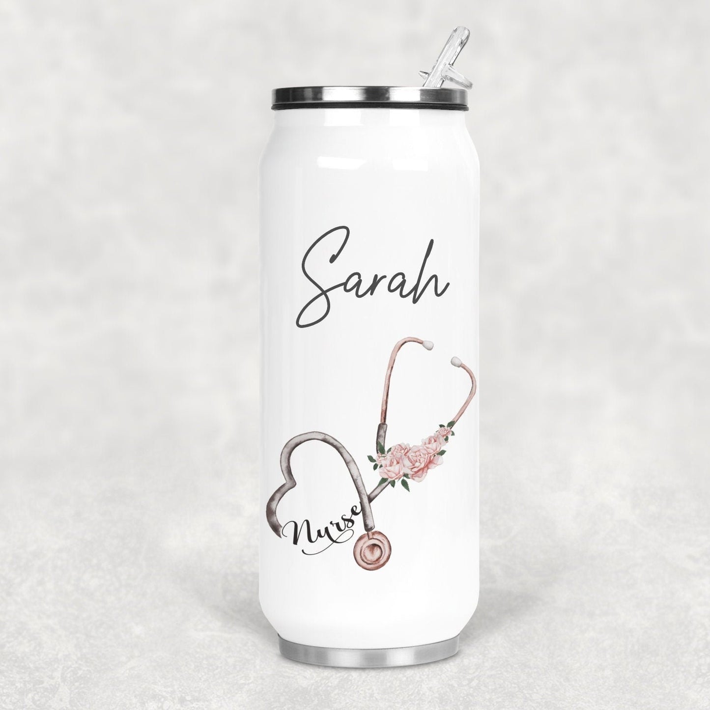 Nurse Water Bottle Coke Can Style, Student Nurse Water Bottle, Nurse/Student Gift, Coke Can Bottle