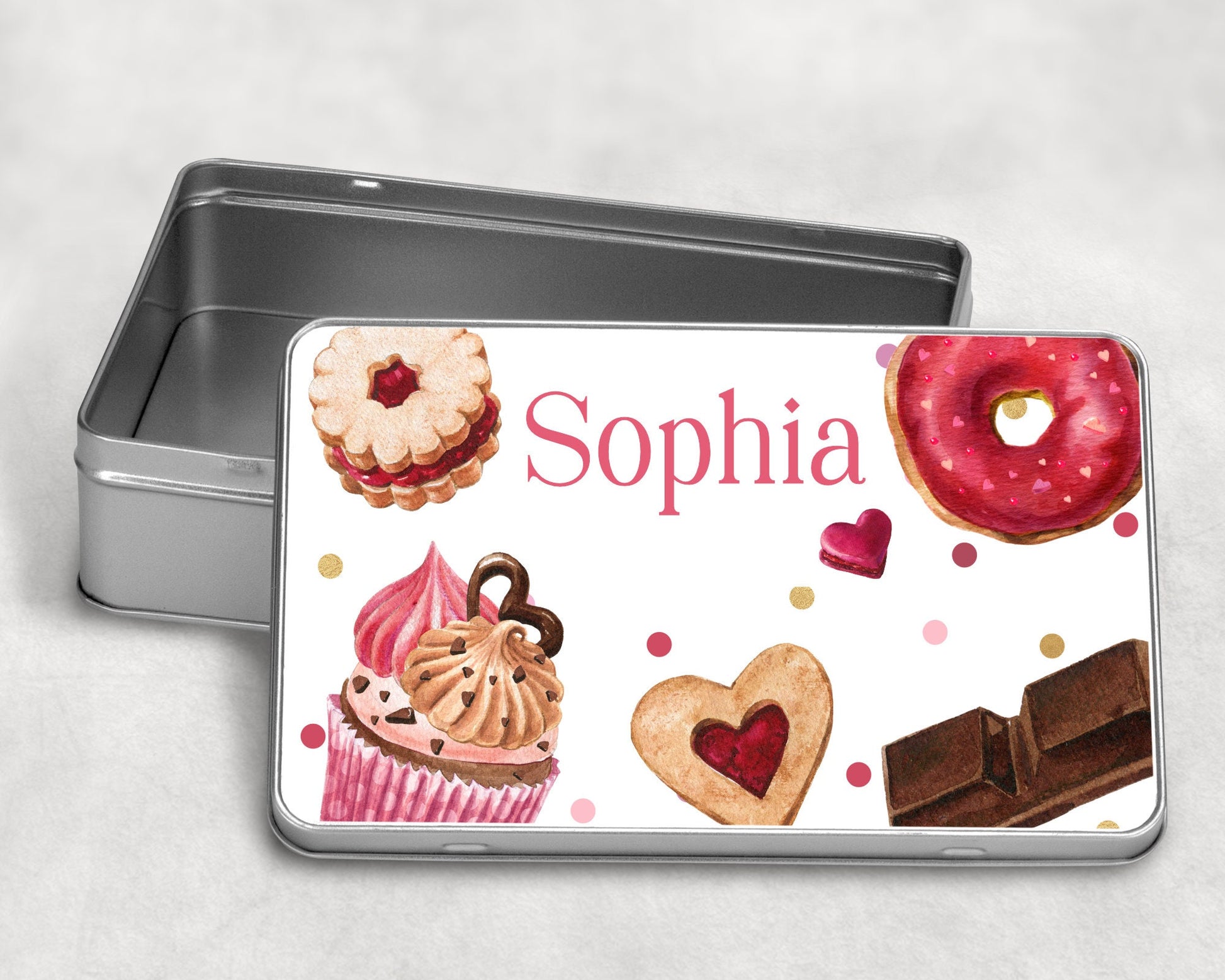 Personalised Sweet Treats Biscuit Tin