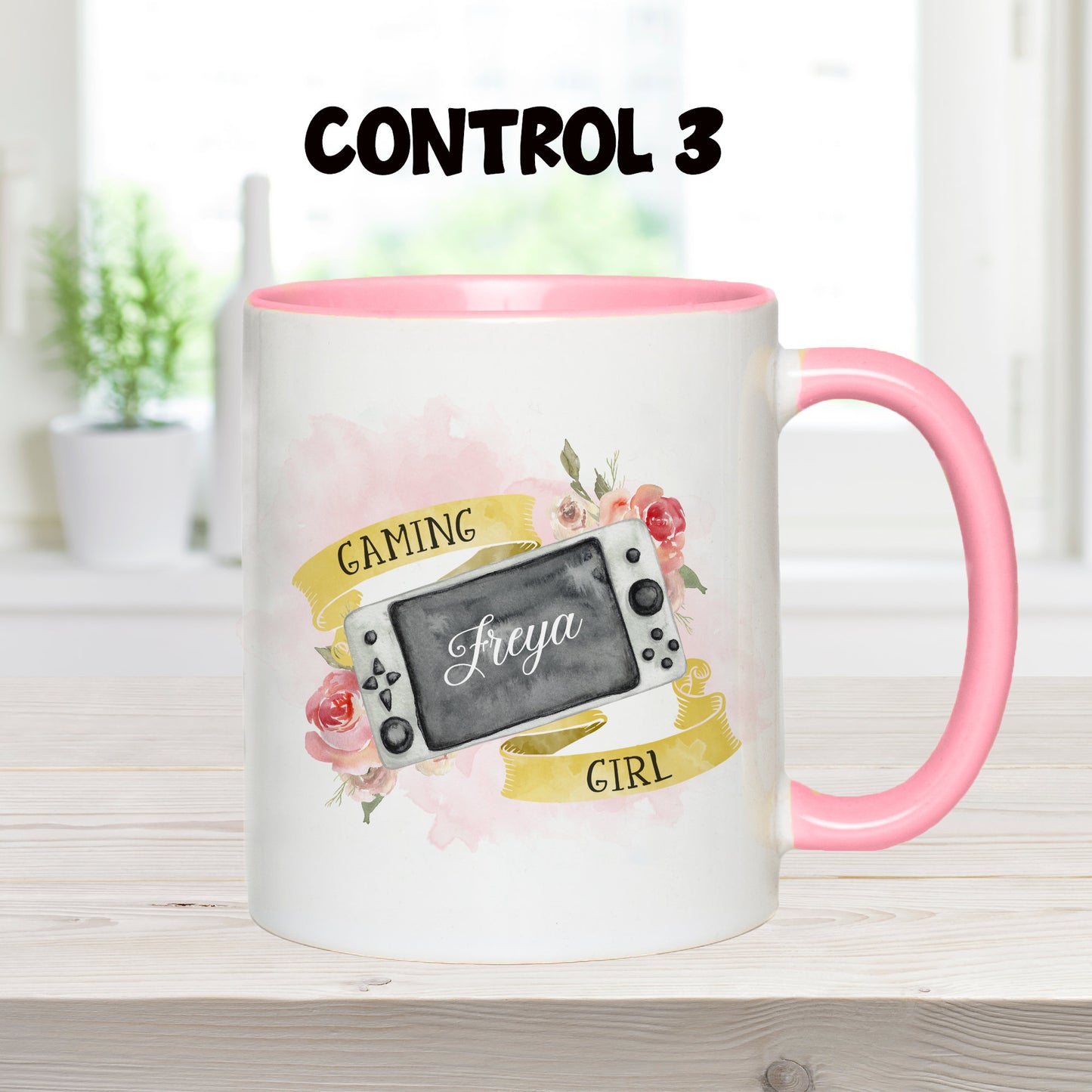 Personalised Gaming Girl Mug, Gamer Girl Mug, Girl Gamer Gift