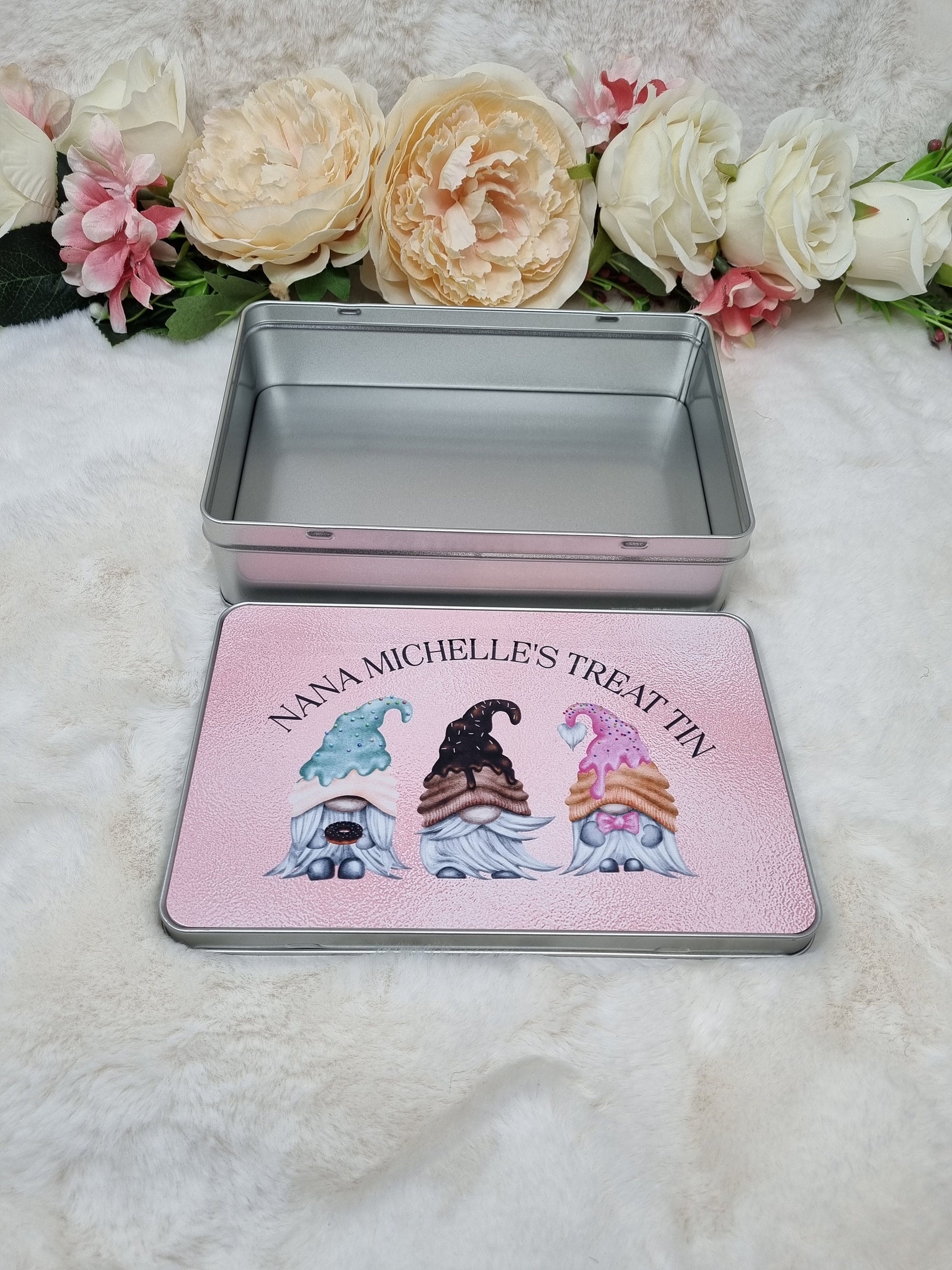 Personalised Gnome Treat Tin