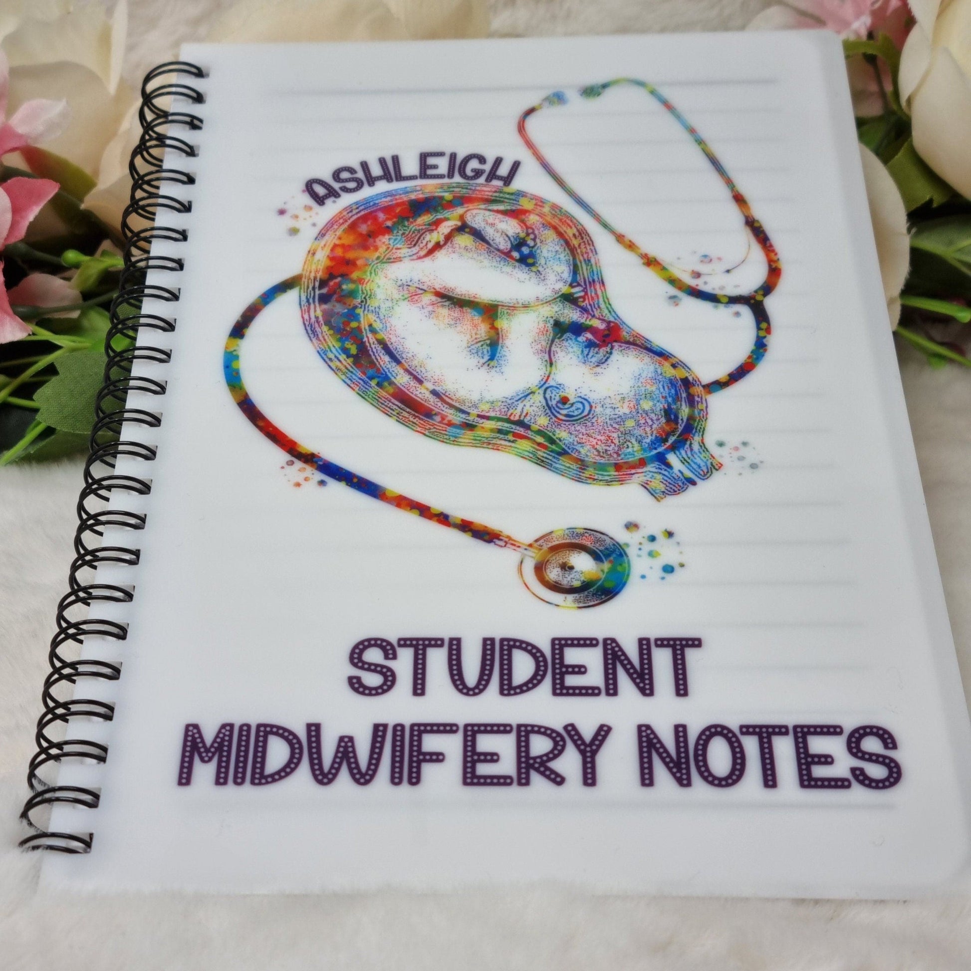 Midwife, Student Midwife Foetus Notebook A4/A5