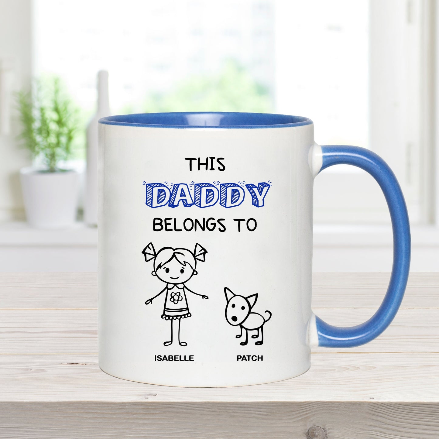 Personalised Dad/Daddy Mug, Gift For Daddy/Dad, Mug For Dad, Father's Day Gift, This Daddy Belongs To