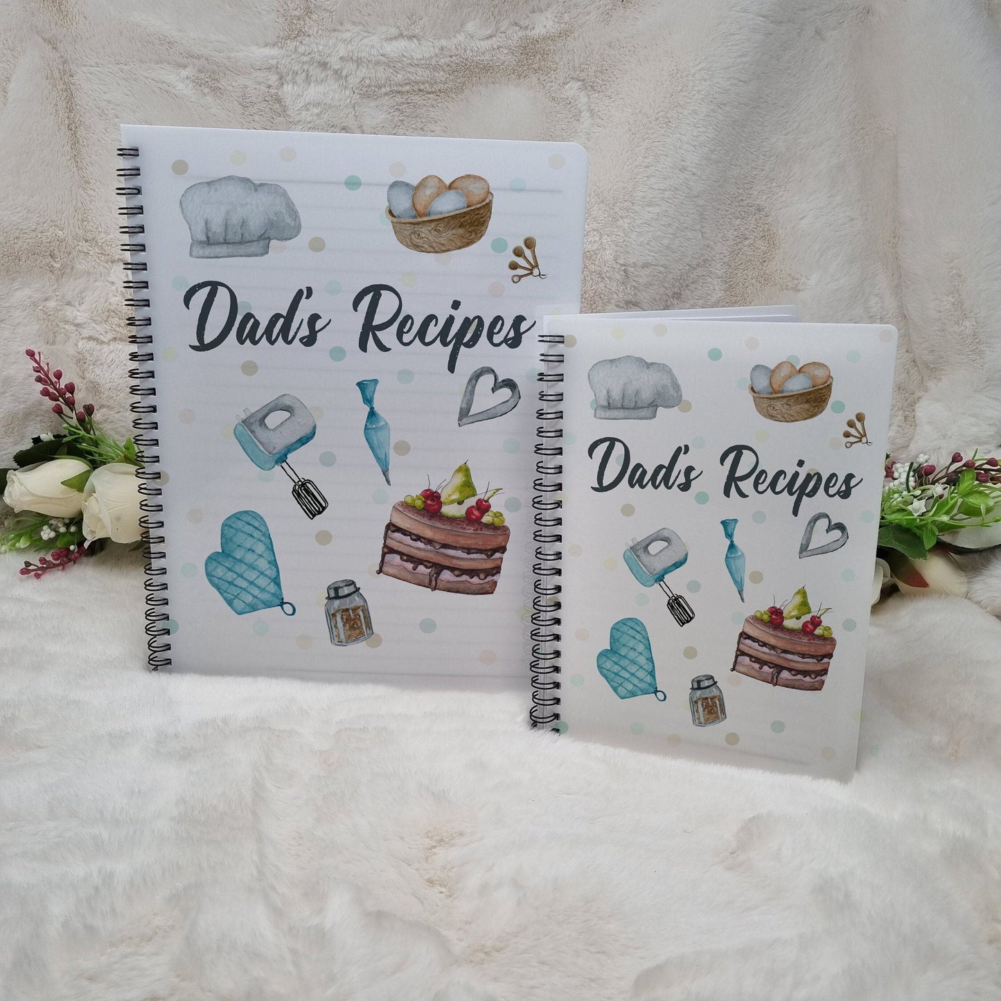 Personalised Dad/Grandad Recipe Book, Baking Book, Father's Day Gift, Birthday Gift, Recipe Book